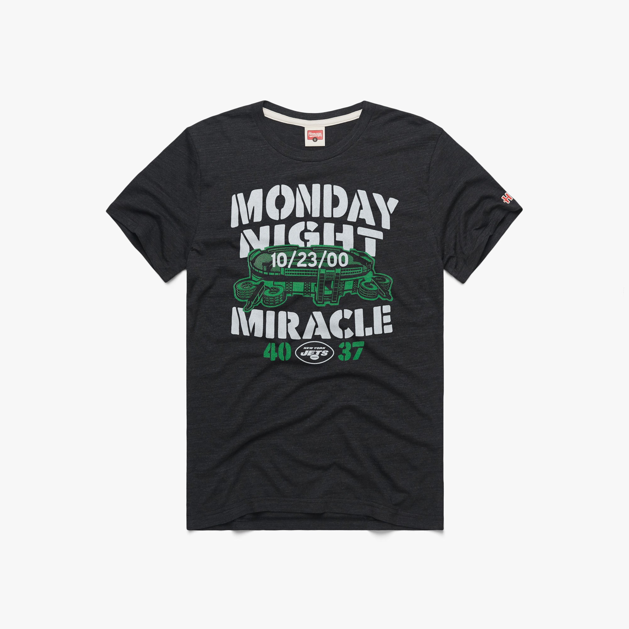 New York Jets Monday Night Miracle 01011592230 charcoal flat 1.jpg New York Jets Monday Night Miracle