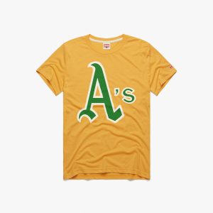 Oakland Athletics Jersey Logo '70