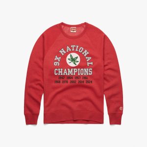 Ohio State 9x National Champions Crewneck