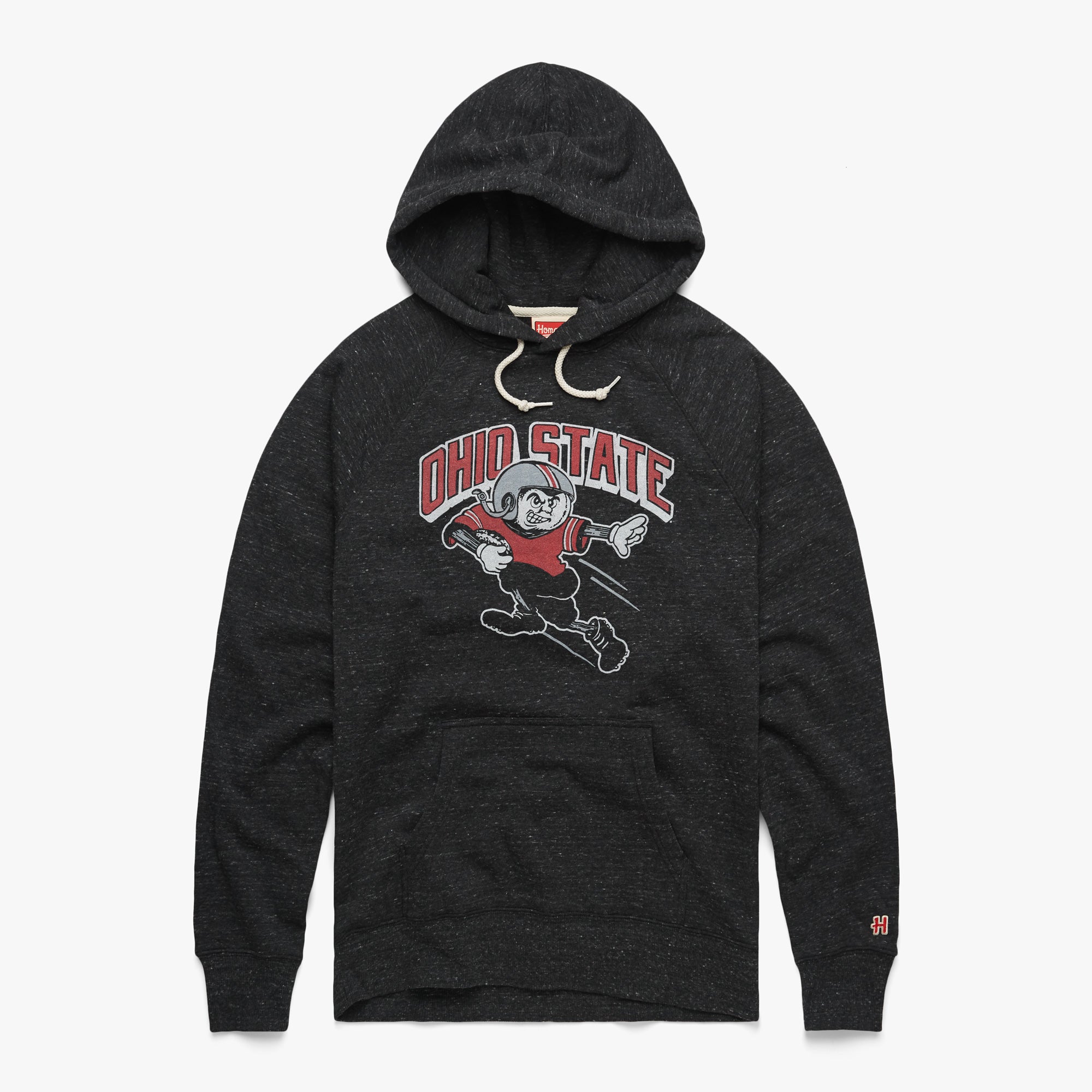 Ohio State Football Brutus Hoodie 01161021511 charcoal flat.jpg Ohio State Down The Field Hoodie