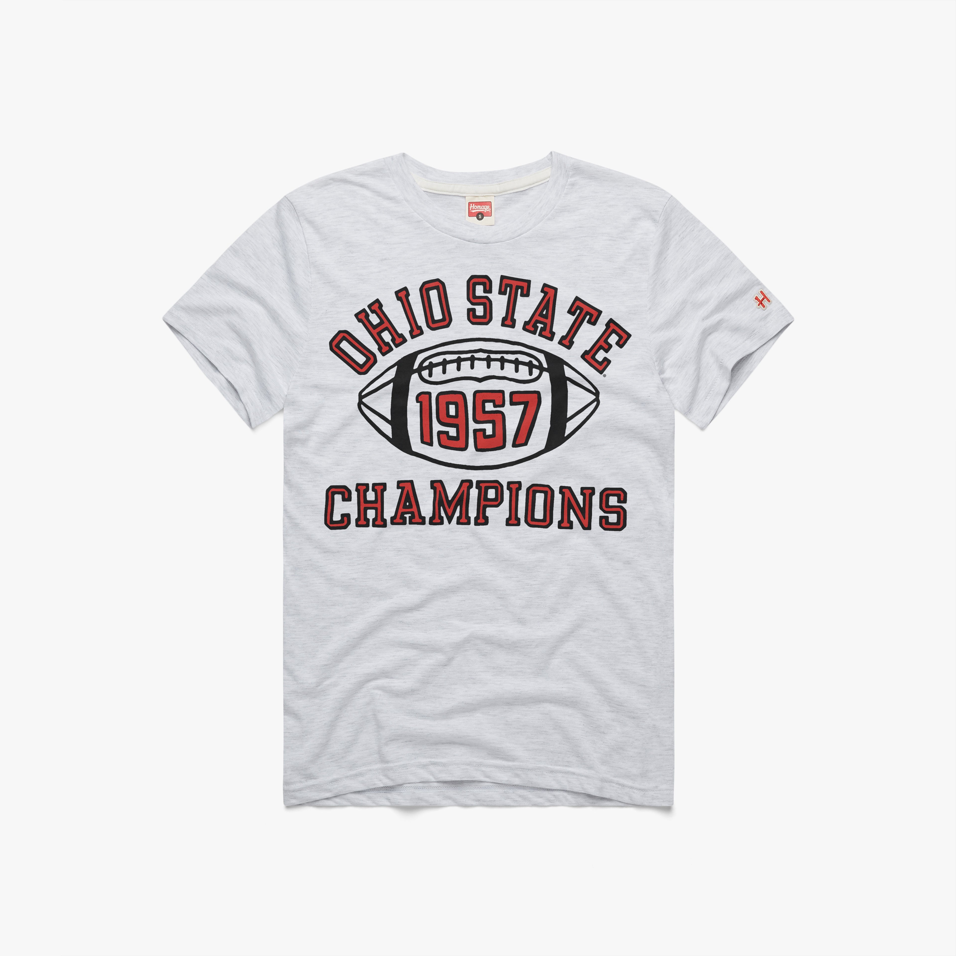 Ohio State National Champions 1957 T Shirt 01012704537 Ash Flat.jpg Ohio State National Champions 1957 T-Shirt
