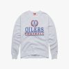 Oilers Football Crest Crewneck