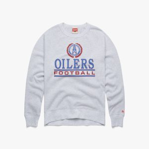 Oilers Football Crest Crewneck