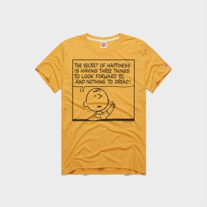 Peanuts Charlie Brown Secret Of Happiness