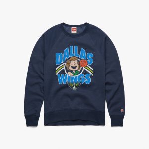Peanuts Peppermint Patty x Dallas Wings Crewneck
