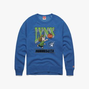 Peanuts Peppermint Patty x Minnesota Lynx Crewneck
