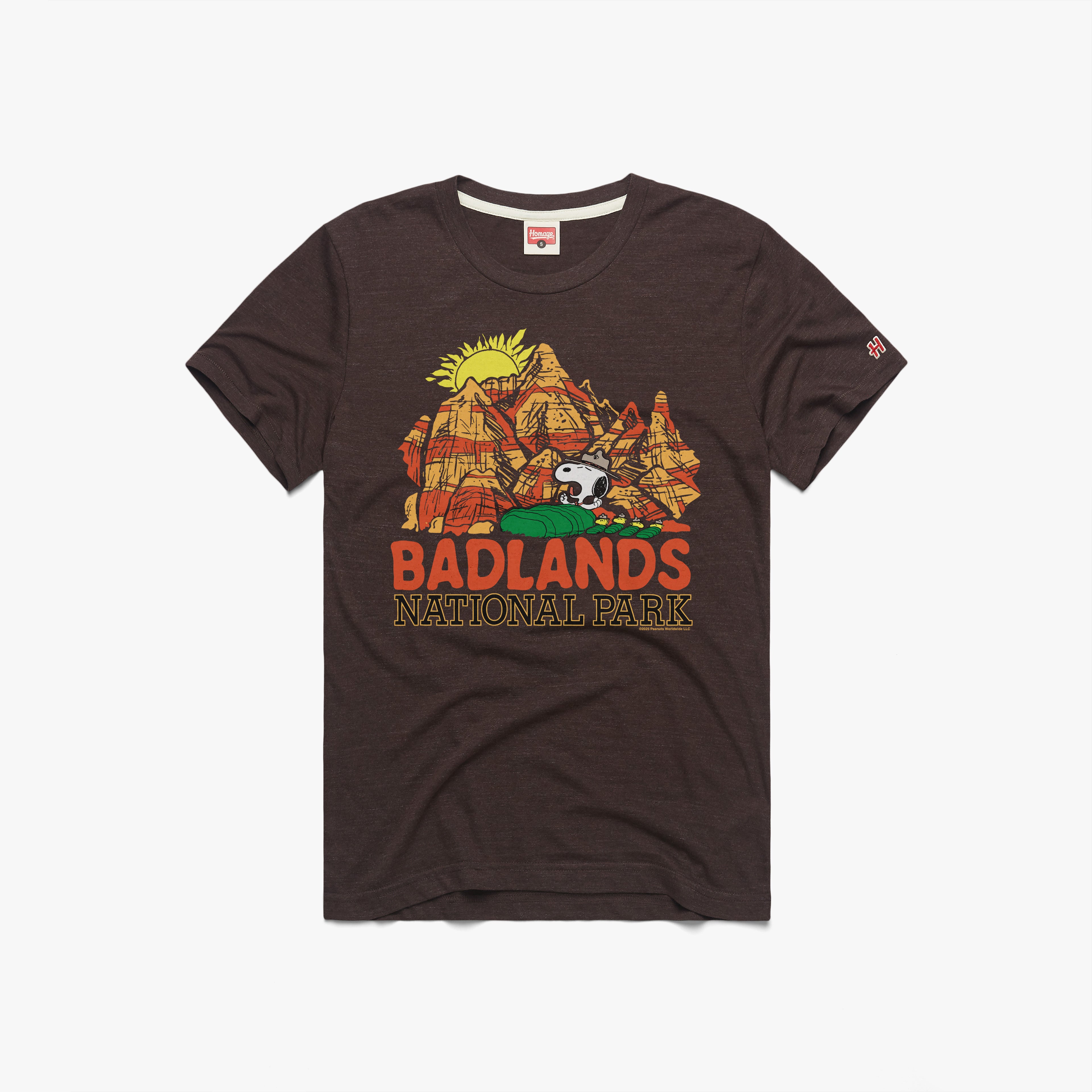 Peanuts Snoopy x Badlands National Park 01012457836 Brown Flat.jpg Peanuts Snoopy x Badlands National Park