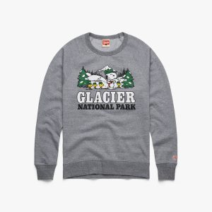Peanuts Snoopy x Glacier National Park Crewneck