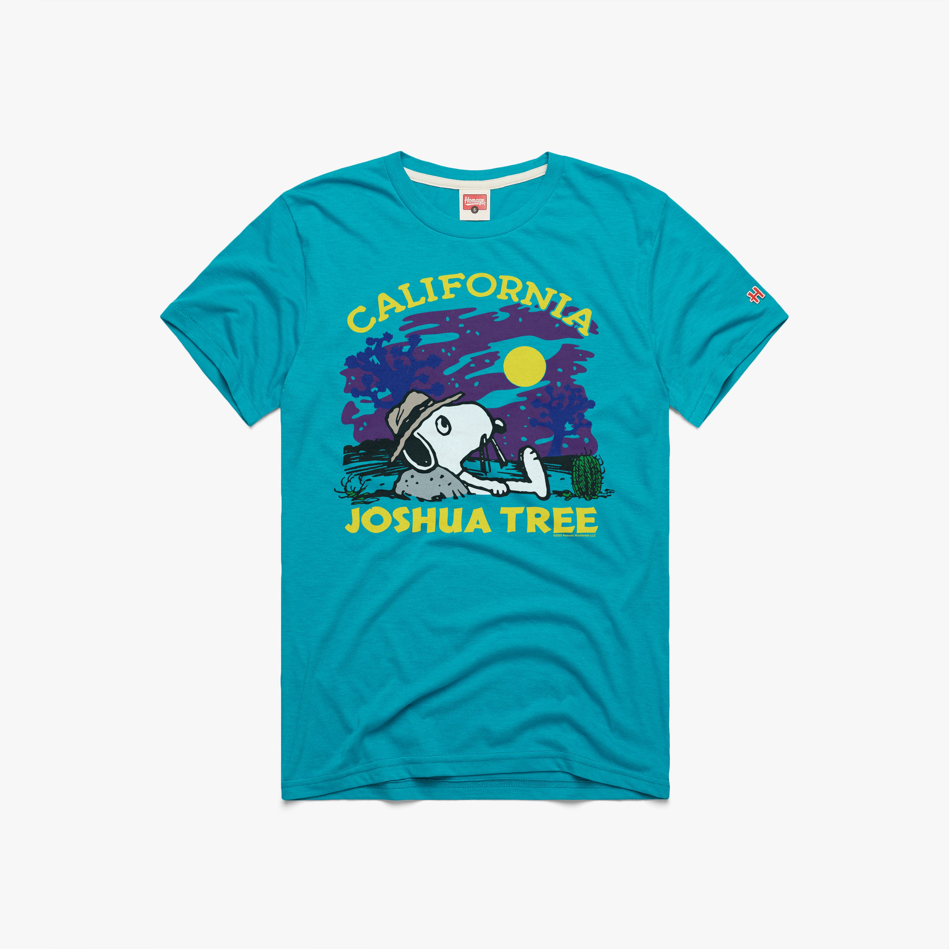 Peanuts Snoopy x Joshua Tree National Park 01012457926 Teal Flat.jpg Peanuts Snoopy x Joshua Tree National Park