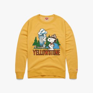 Peanuts Snoopy x Yellowstone National Park Crewneck
