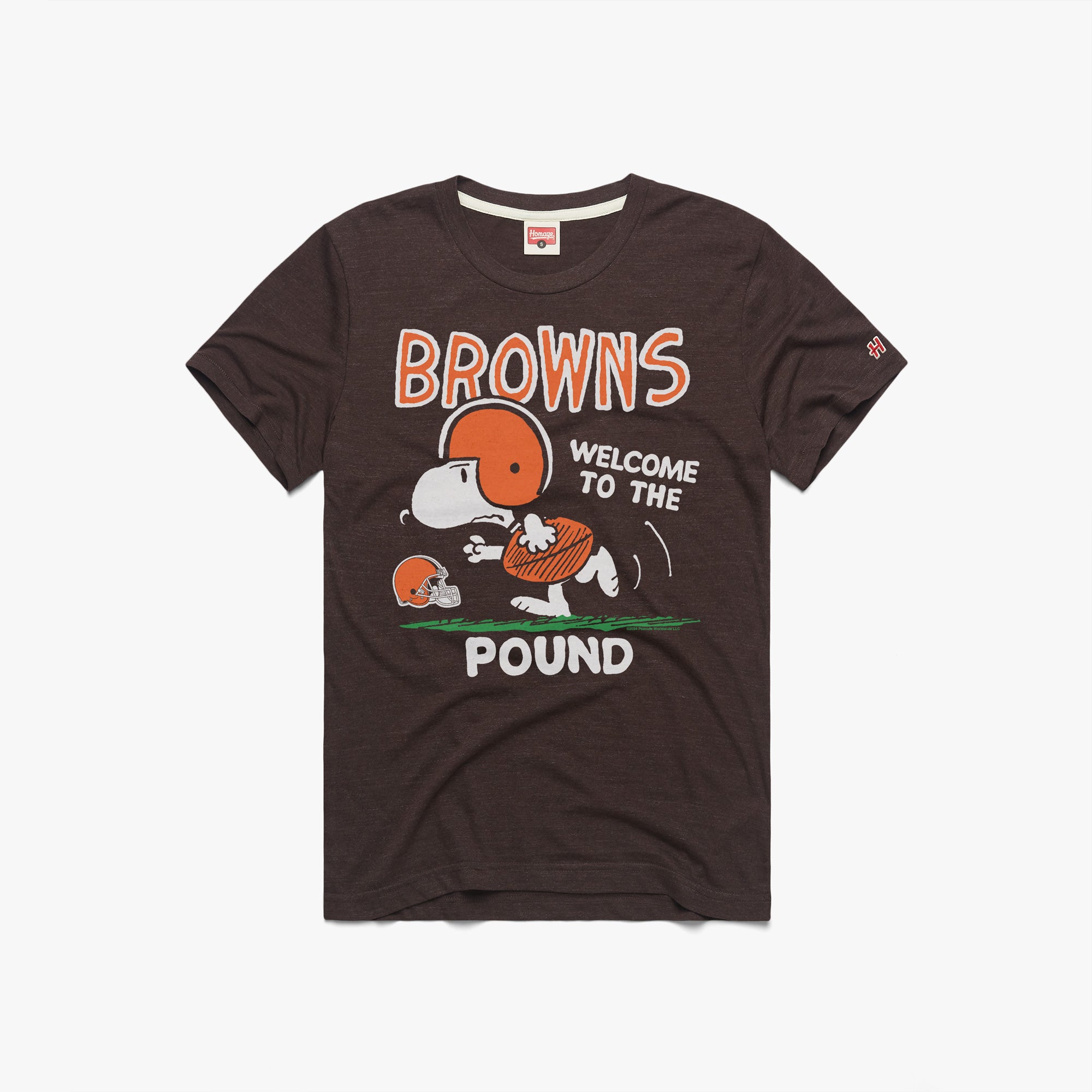 Peanuts x Cleveland Browns Welcome To The Pound 01012201336 Brown Flat 1.jpg Peanuts x Cleveland Browns Welcome To The Pound