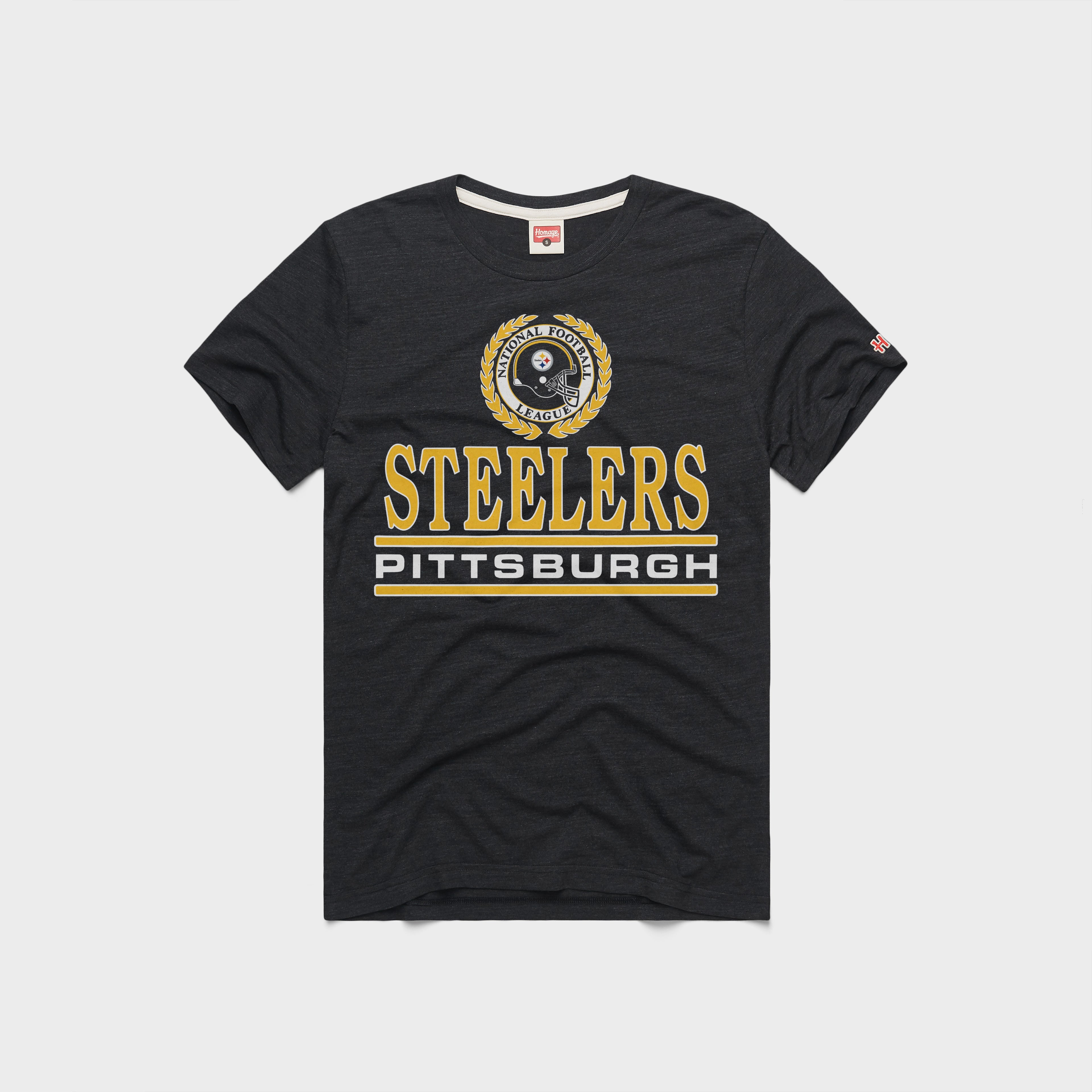 Pittsburgh Steelers Crest 01012680430 Charcoal Flat 1.jpg Pittsburgh Steelers Crest