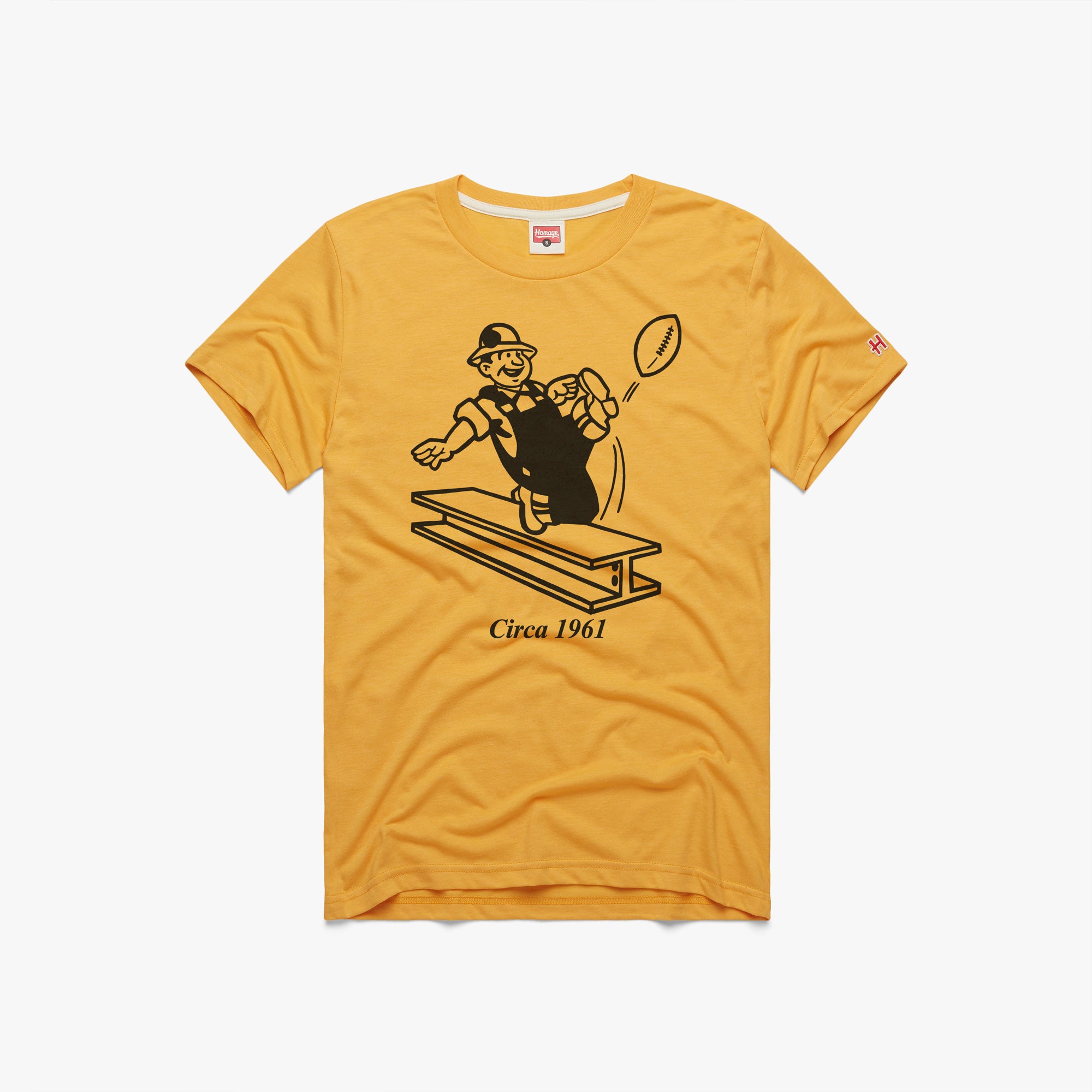 Pittsburgh Steelers 62 01012000812 Gold Flat 1.jpg Pittsburgh Steelers '62