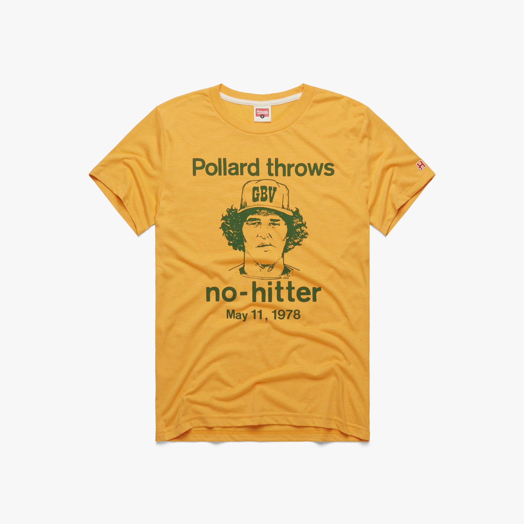 Pollard Throws No Hitter 01010135412 gold flat.jpg Pollard Throws No-Hitter