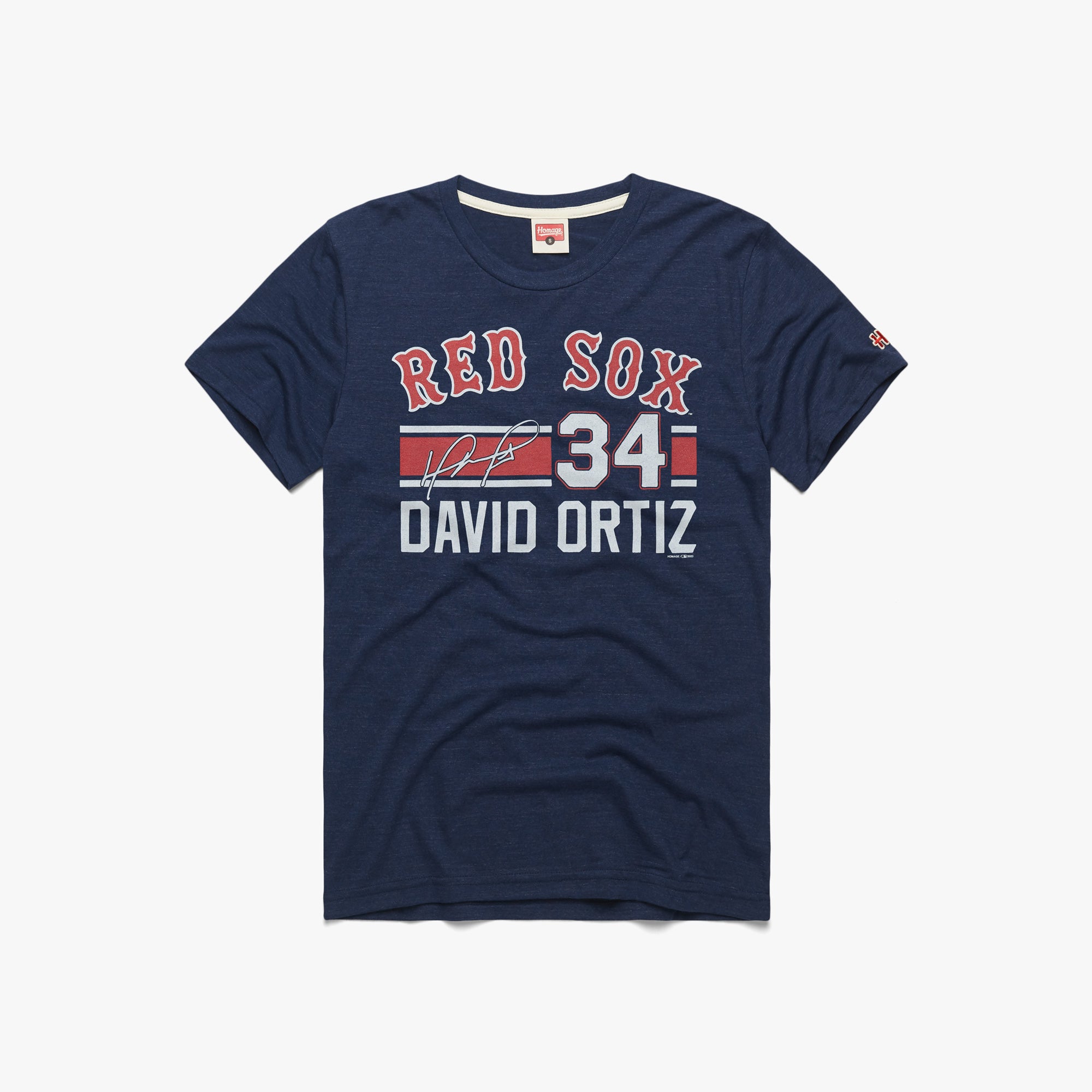 Red Sox David Oritz Signature Jersey 01011686135 navy flat.jpg Red Sox David Oritz Signature Jersey