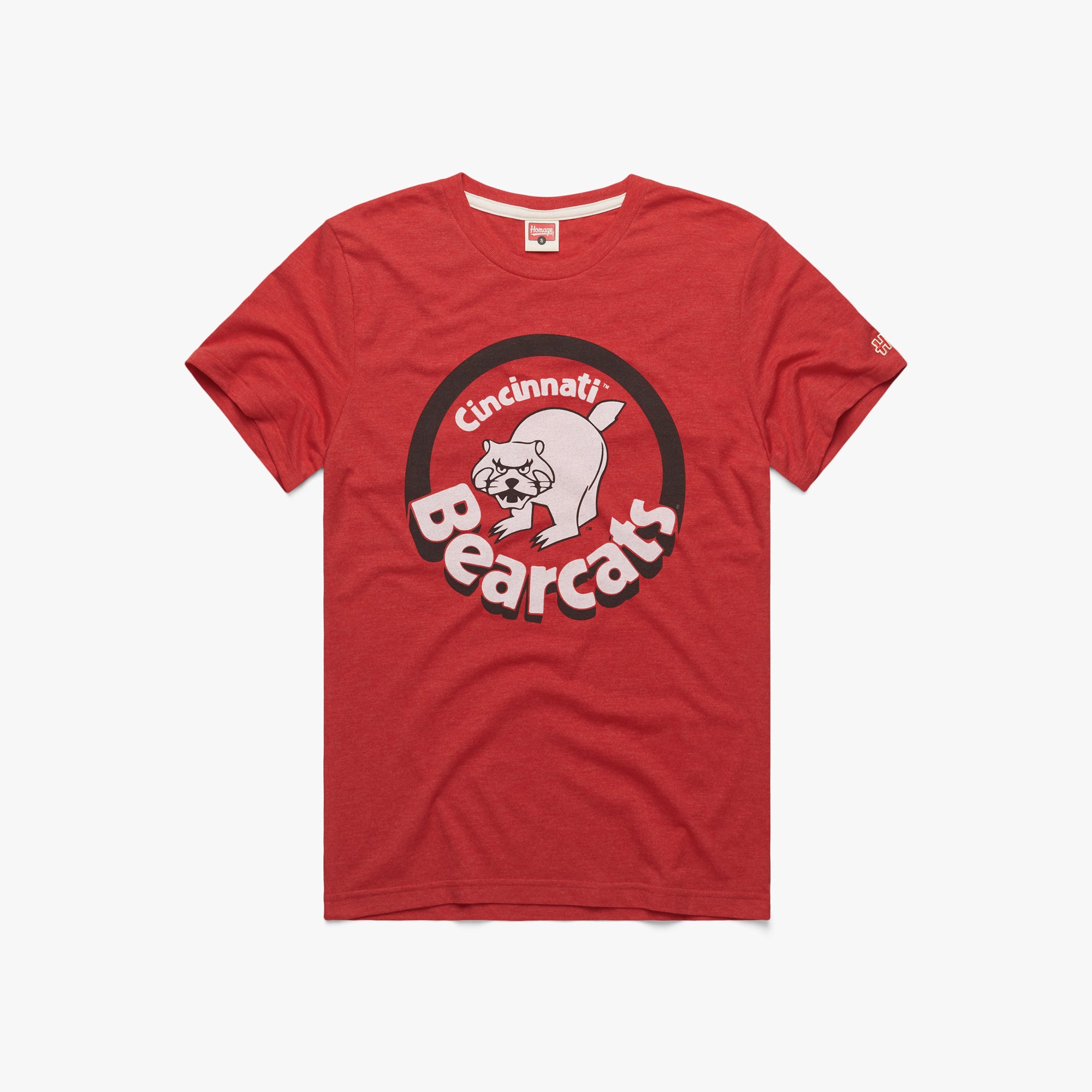 Retro Cincinnati Bearcats 01010964117 red flat.jpg Retro Cincinnati Bearcats