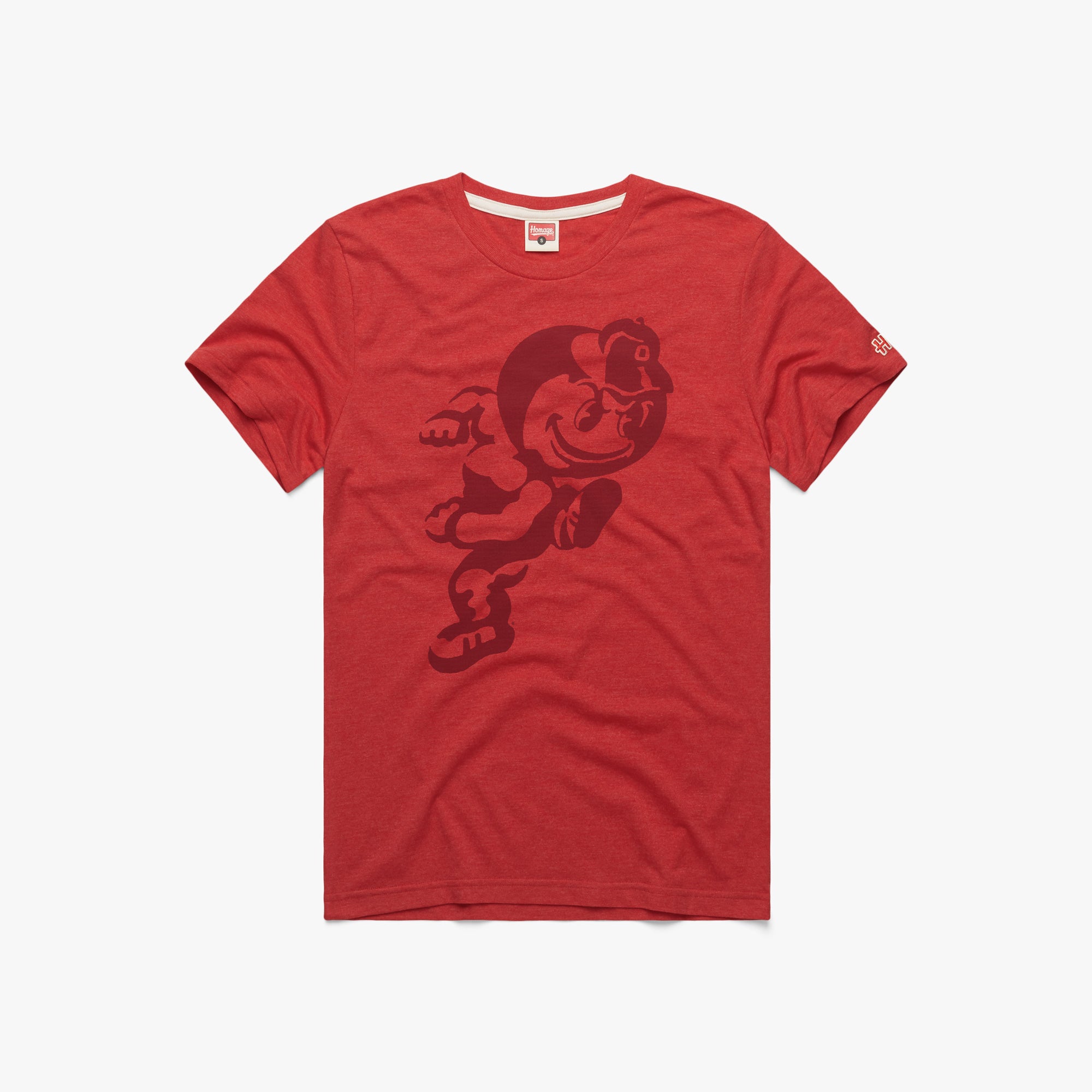Running Brutus The Buckeye All Scarlet 01011636317 red flat 1.jpg Running Brutus The Buckeye All Scarlet