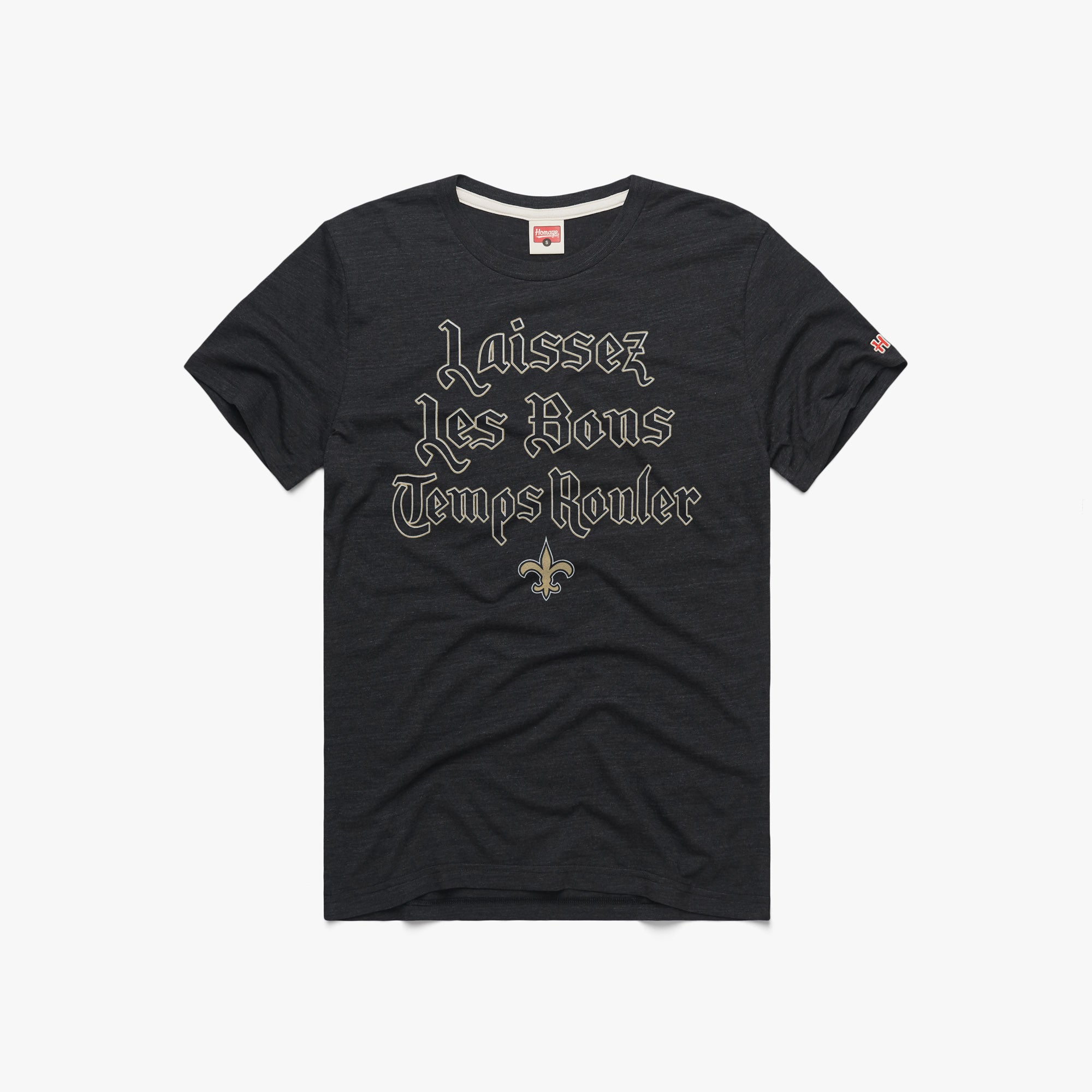 Saints Laissez Les Bons Temps Rouler 01011329430 charcoal flat 1.jpg Saints Laissez Les Bons Temps Rouler
