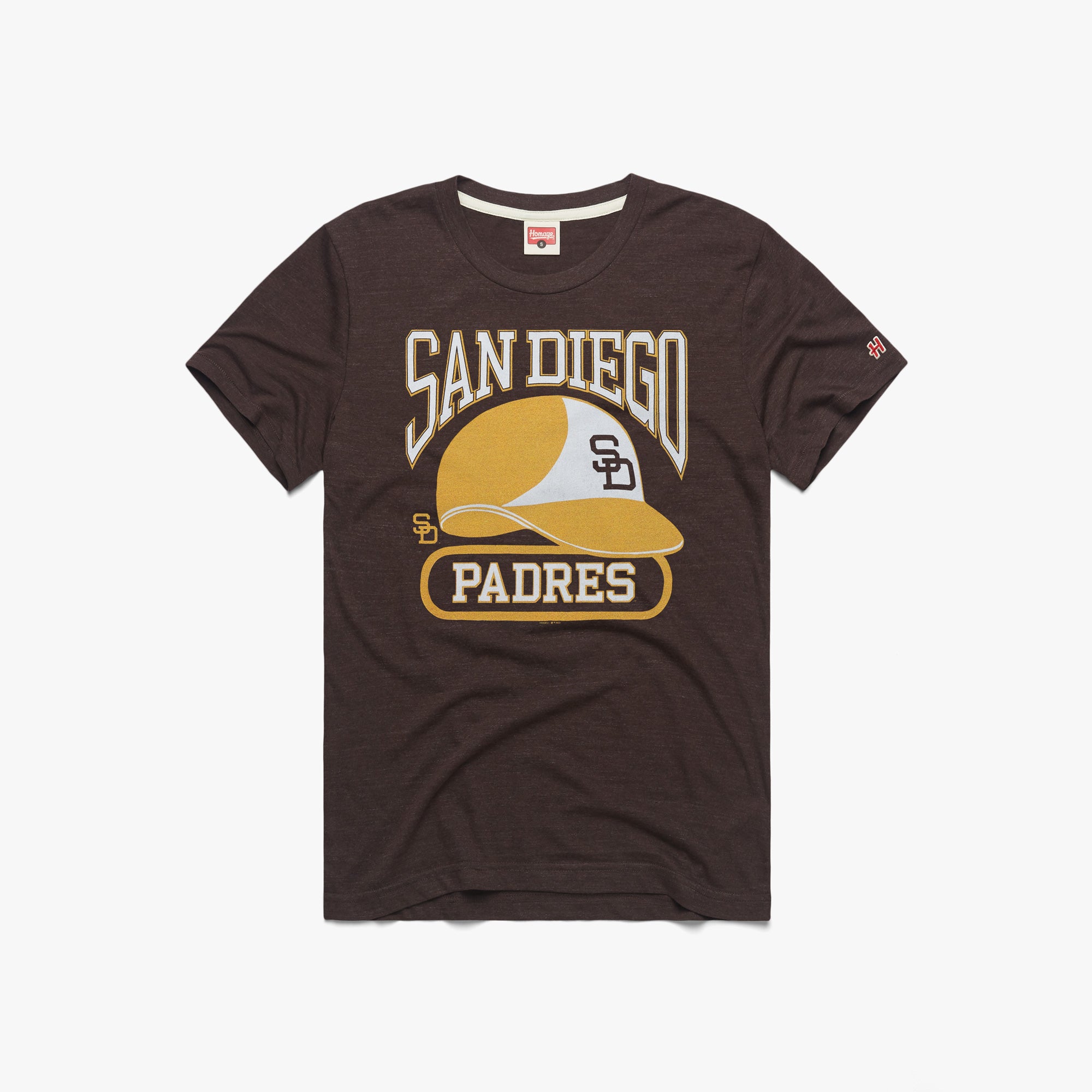 San Diego Padres Helmet 01011431136 brown flat.jpg San Diego Padres Helmet