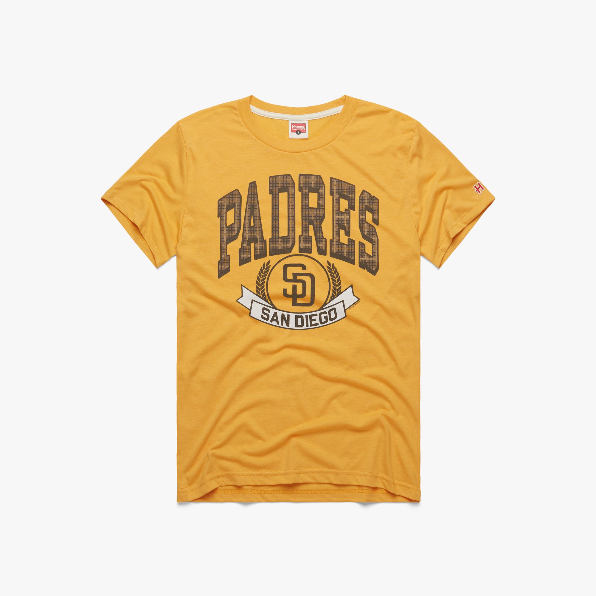 San Diego Padres Plaid 01011206412 gold flat.jpg San Diego Padres Plaid