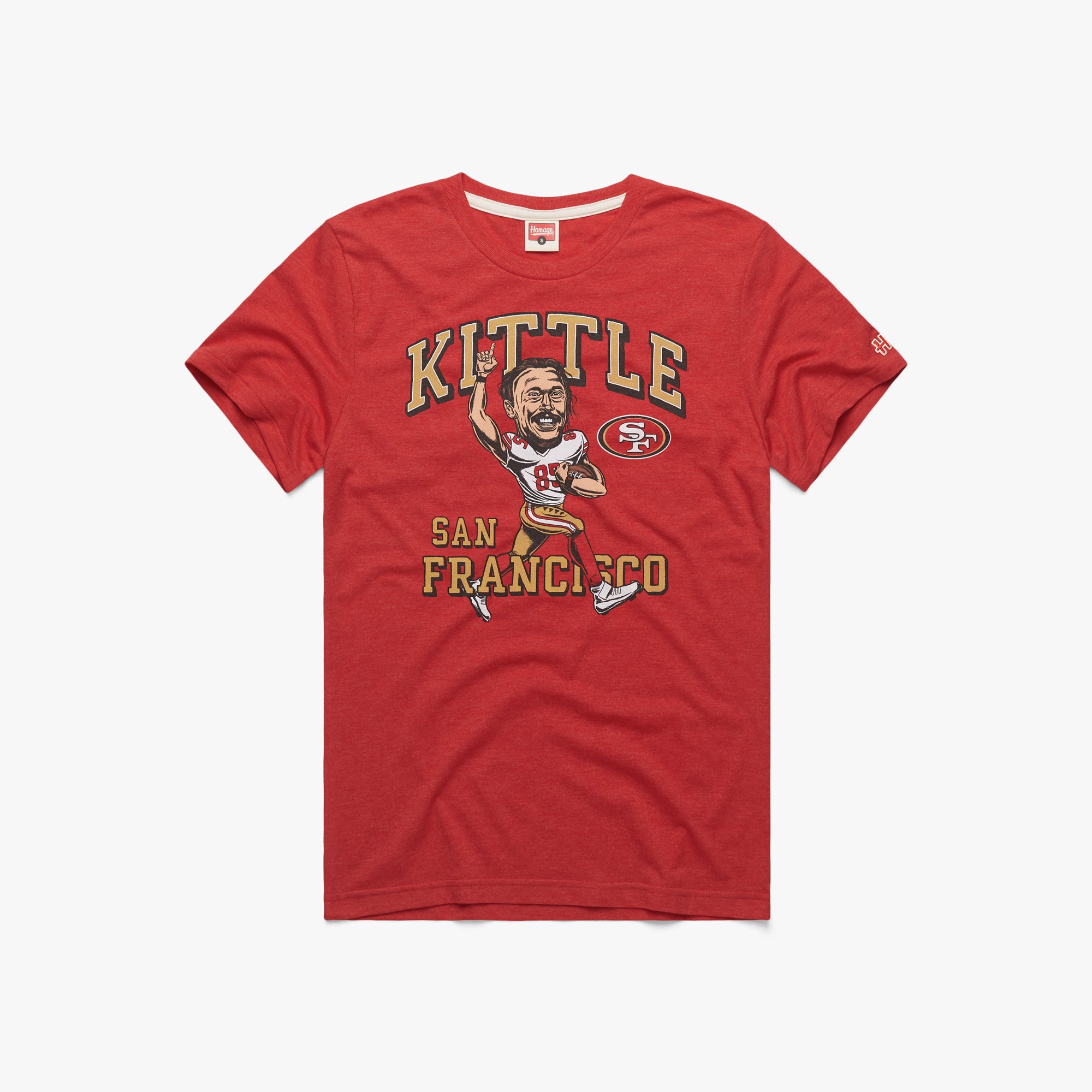 San Francisco 49ers George Kittle 01011333617 red flat 1.jpg San Francisco 49ers George Kittle