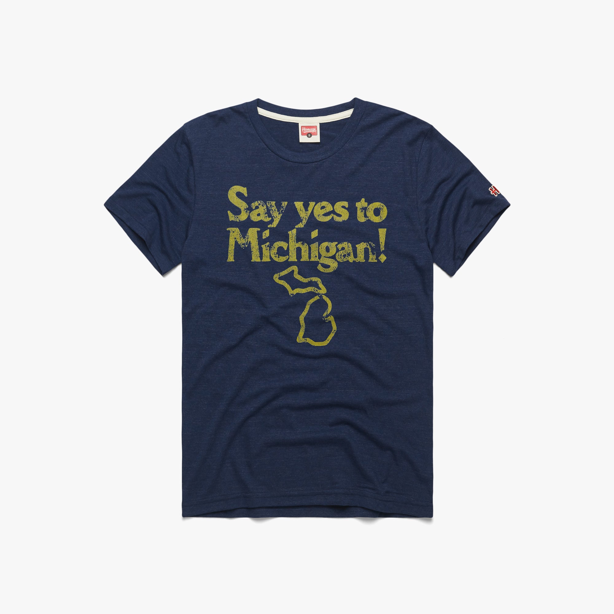Say Yes To Michigan 01010006435 navy flat 1.jpg Say Yes To Michigan