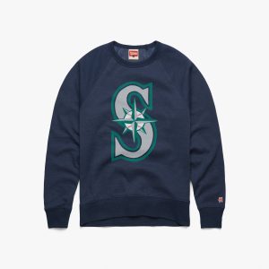 Seattle Mariners Cap Logo '93 Crewneck