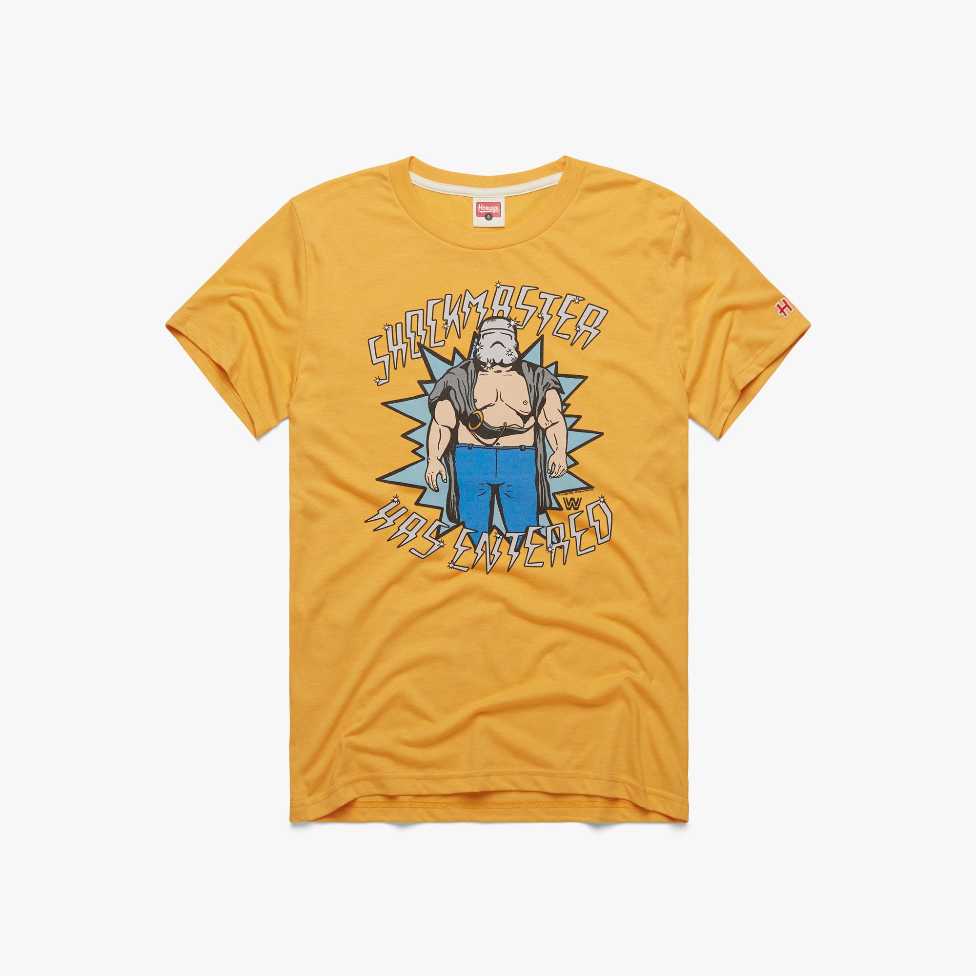 Shockmaster Has Entered 01011618312 gold flat.jpg Shockmaster Has Entered