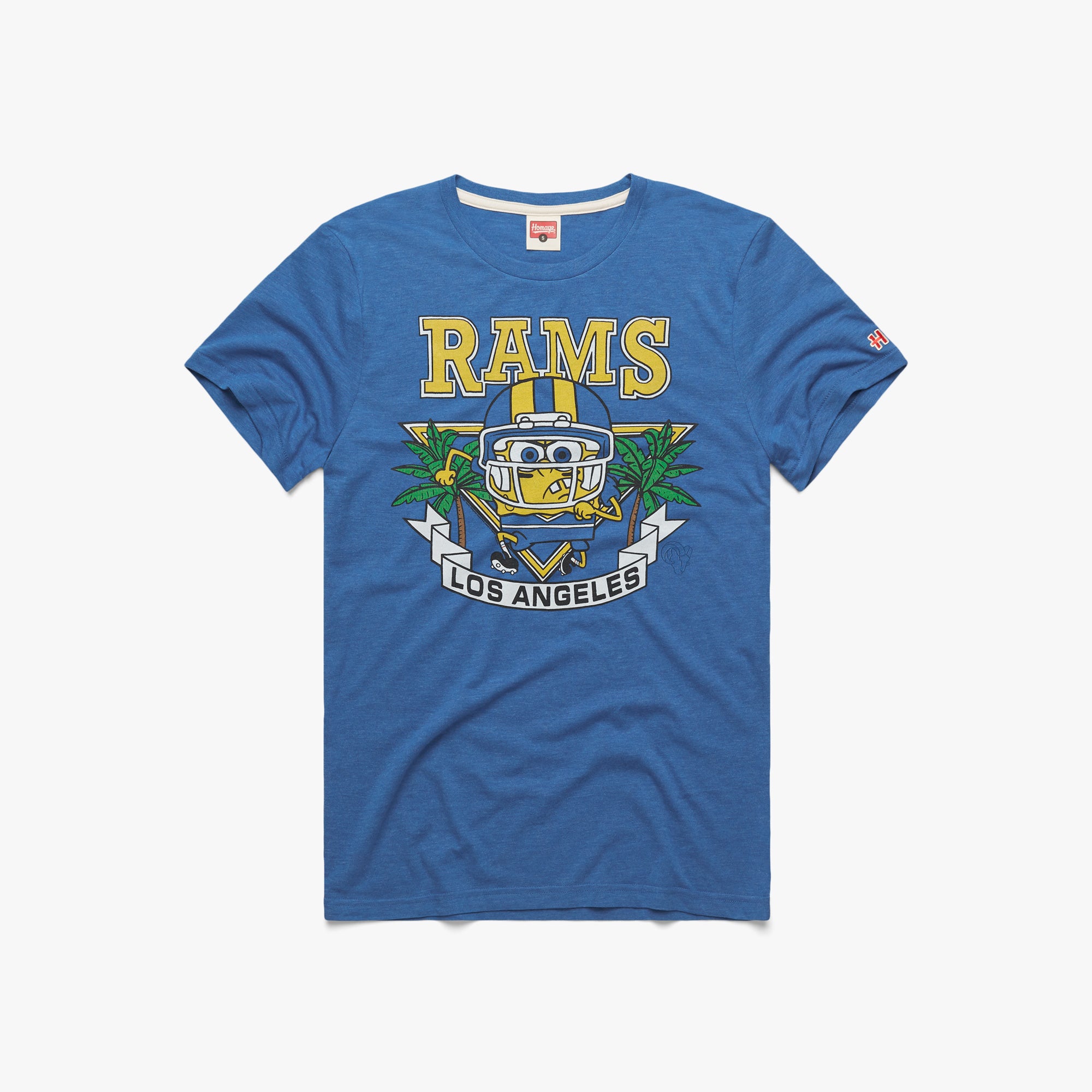 SpongeBob X LA Rams 01011372718 royal blue flat.jpg SpongeBob X LA Rams
