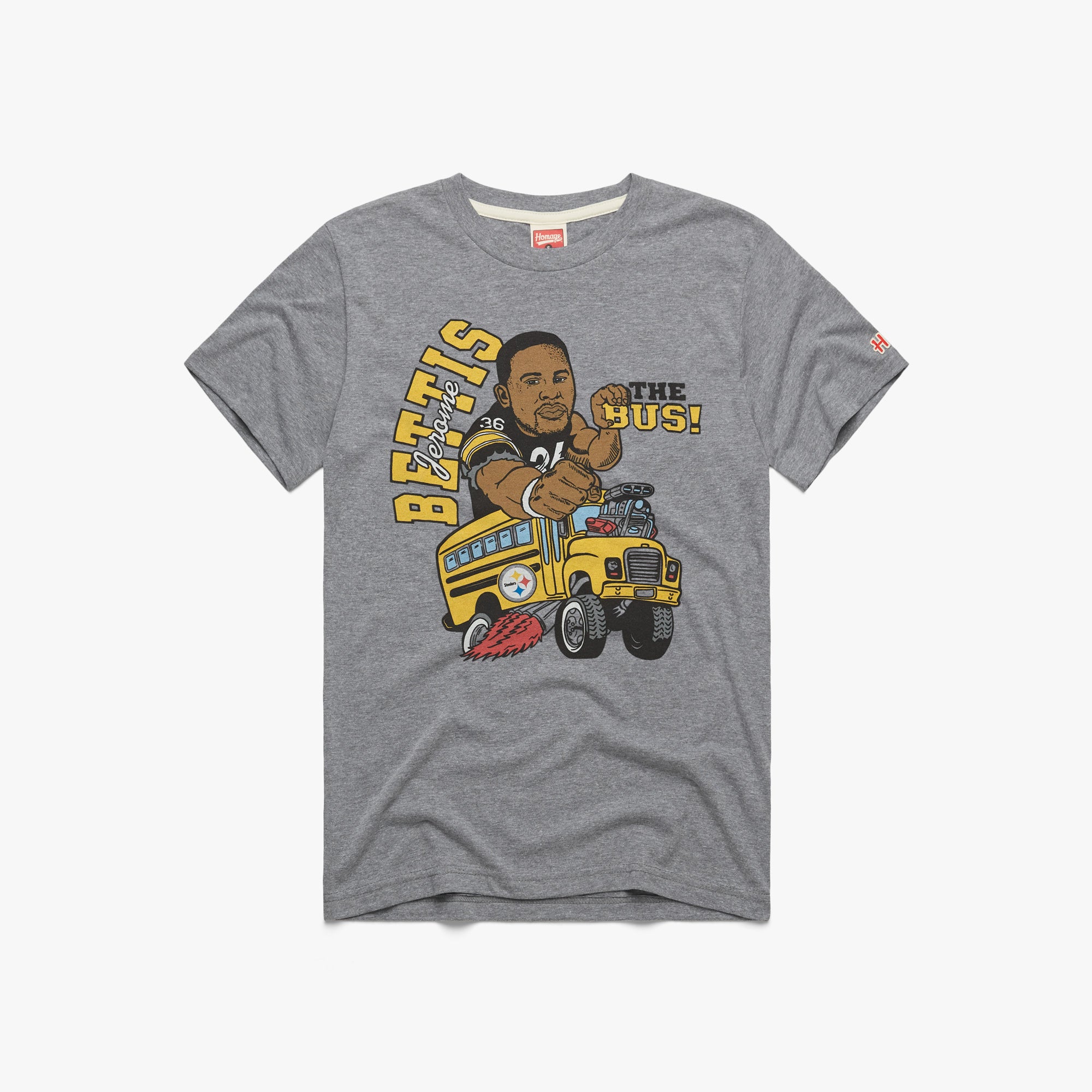 Steelers The Bus Jerome Bettis 01011293301 grey flat 1.jpg Steelers The Bus Jerome Bettis