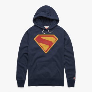 Superman 2025 Movie Shield Logo Hoodie