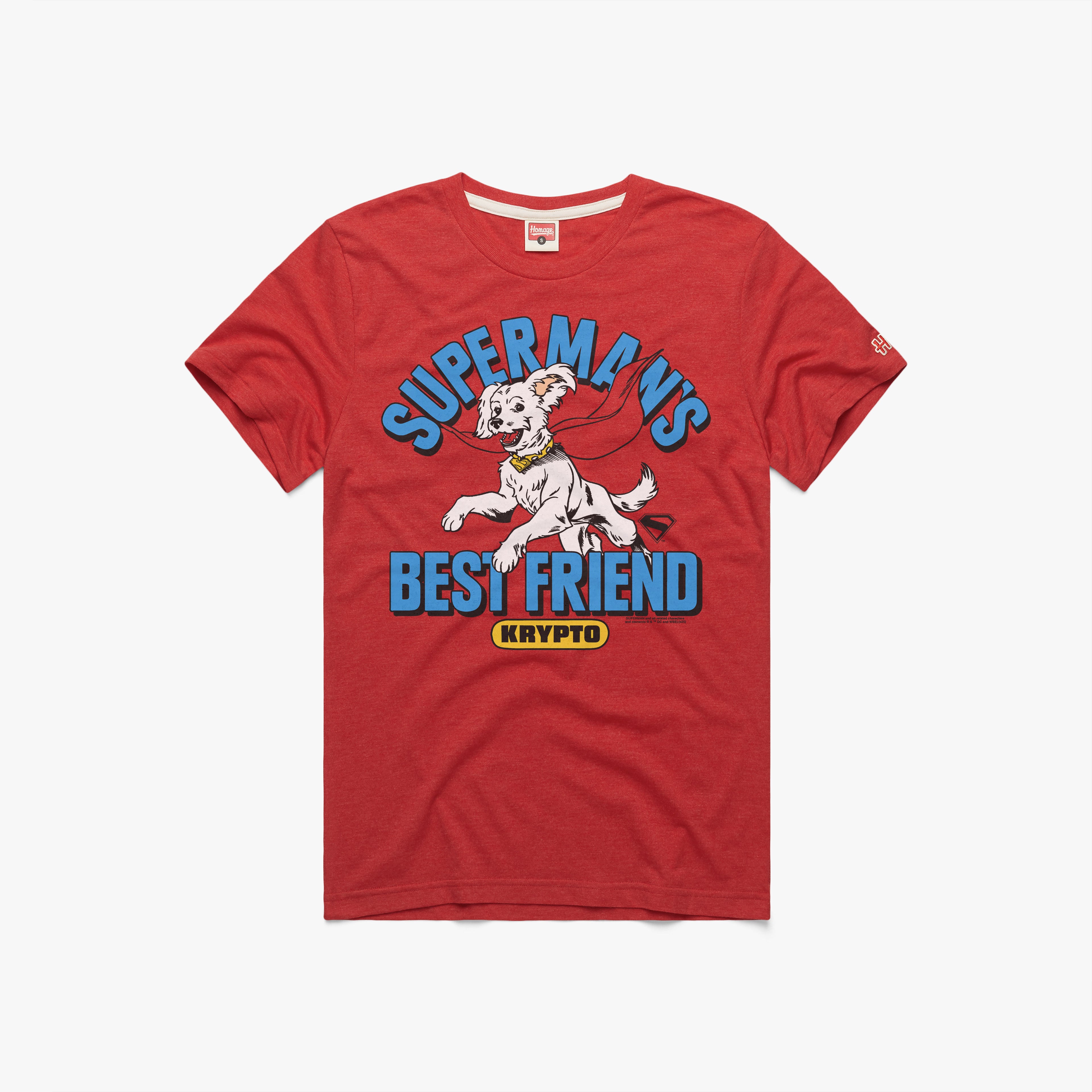Superman 2025 Superman s Best Friend Krypto 01012545317 Red Flat 1.jpg Superman 2025 Superman's Best Friend Krypto T-Shirt