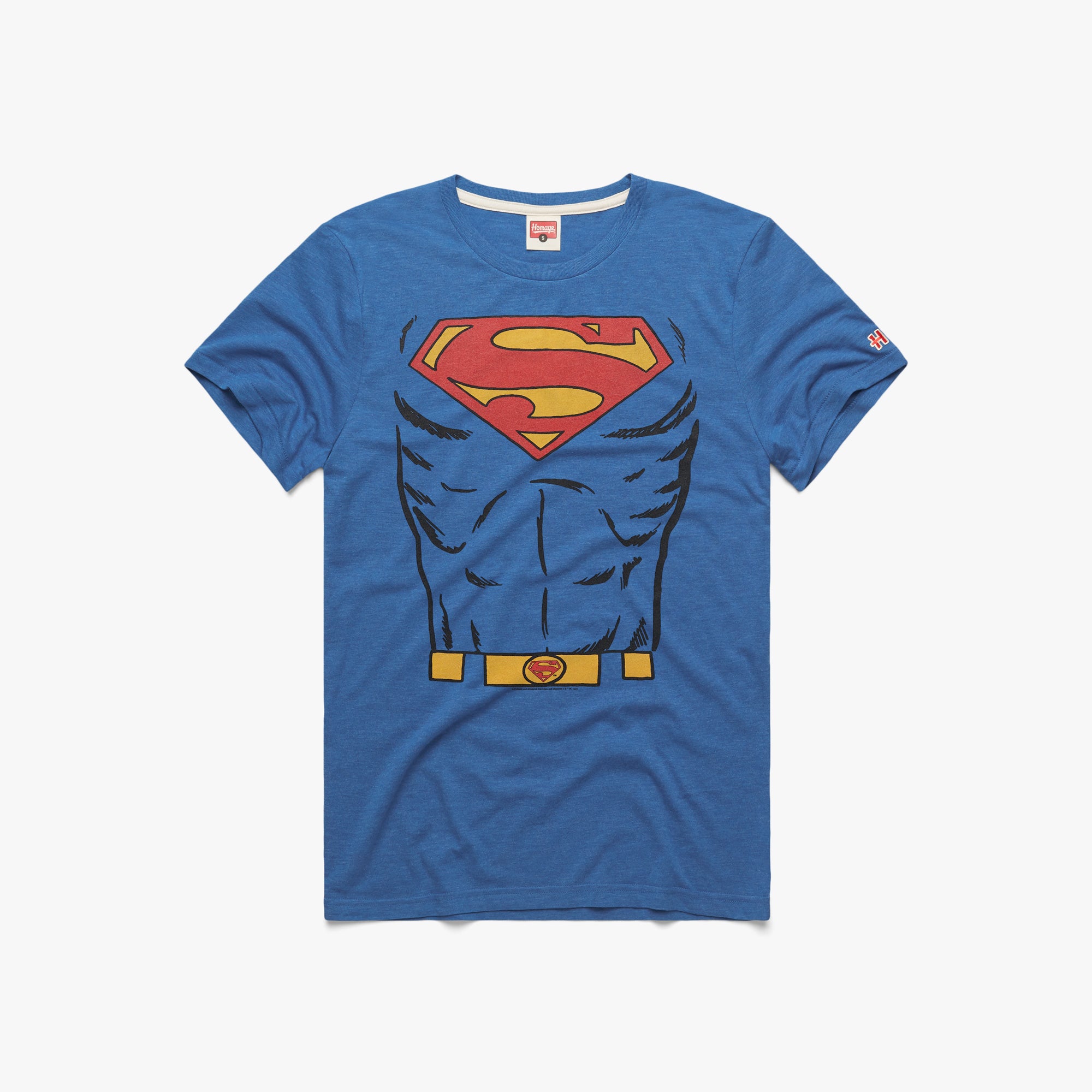 Superman Costume Tee 01011466418 royal blue flat.jpg Superman Costume T-Shirt