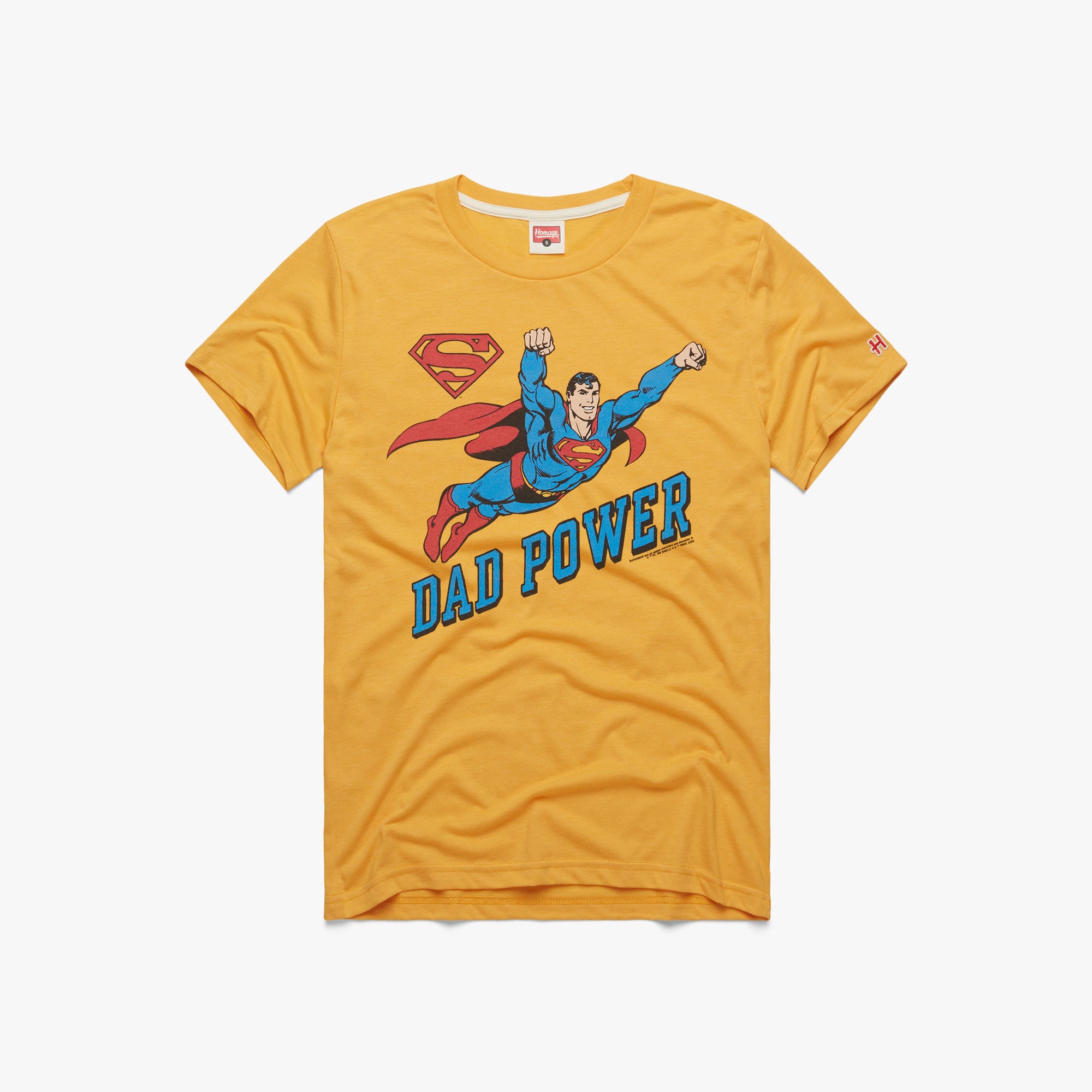 Superman Dad Power 01011225612 gold flat.jpg Superman Dad Power