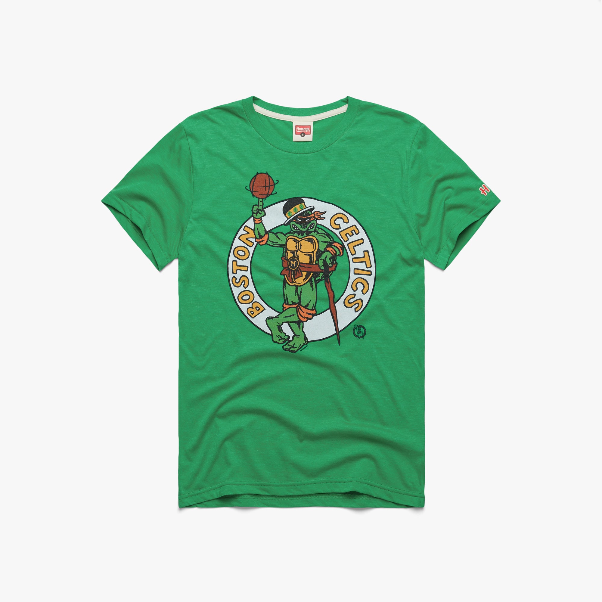 TMNT Michelangelo X Boston Celtics 01010808513 green flat.jpg TMNT Michelangelo X Boston Celtics