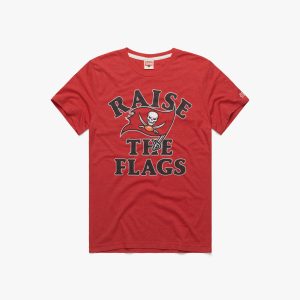 Tampa Bay Buccaneers Raise The Flags