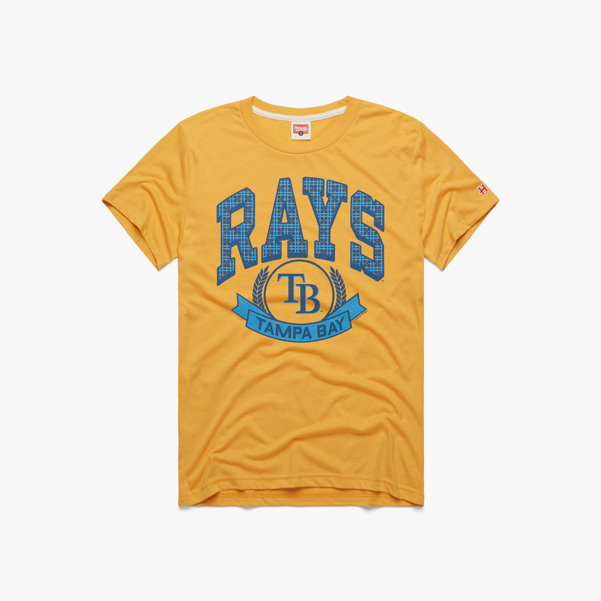 Tampa Bay Rays Plaid 01011208212 gold flat 1.jpg Tampa Bay Rays Plaid