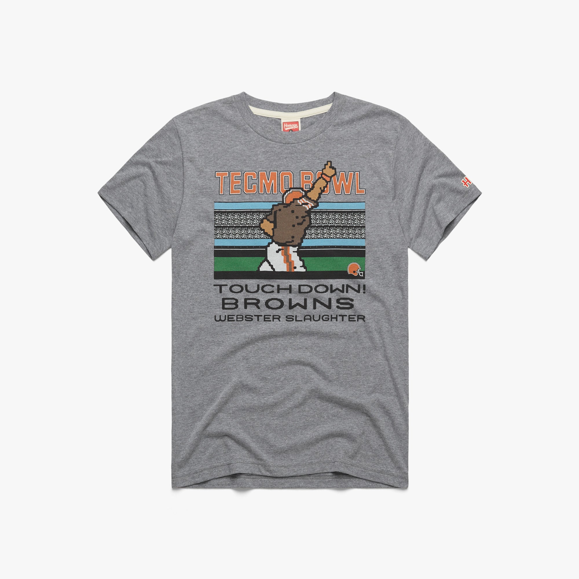 Tecmo Bowl Browns Webster Slaughter 01011706401 grey flat.jpg Tecmo Bowl Browns Webster Slaughter