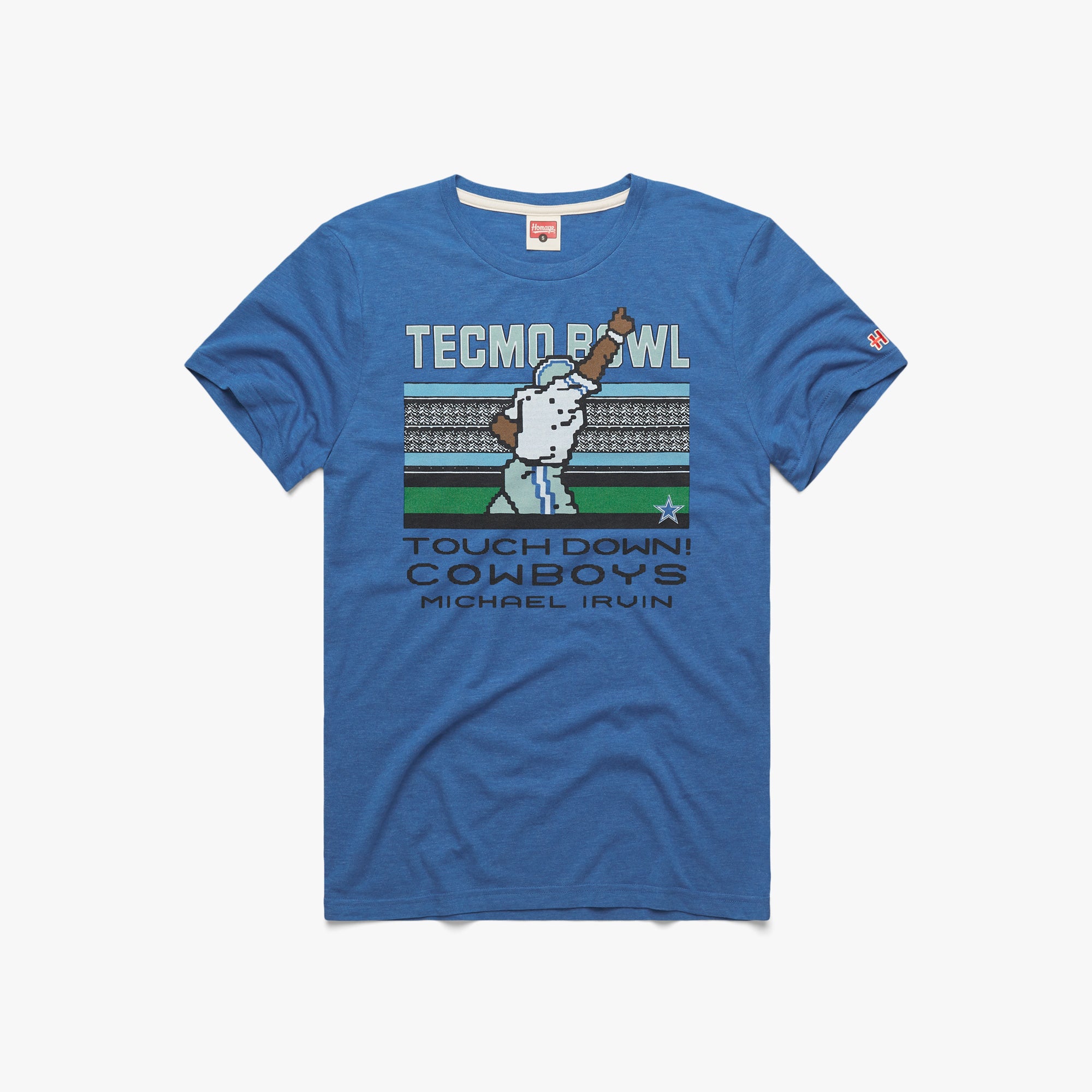 Tecmo Bowl Cowboys Michael Irvin 01011706618 royal blue flat 1.jpg Tecmo Bowl Cowboys Michael Irvin