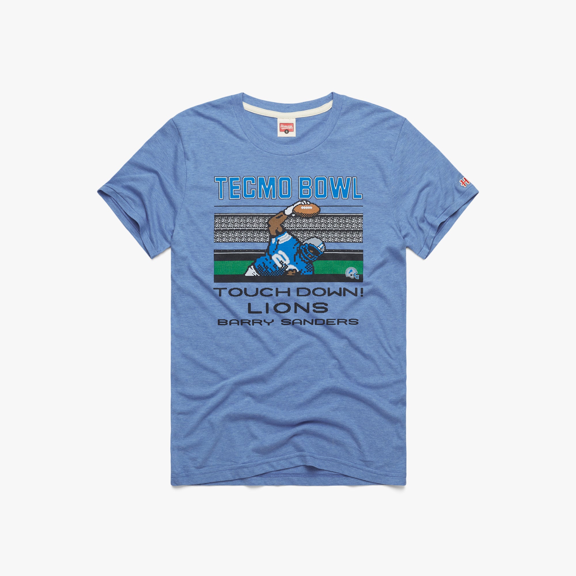 Tecmo Bowl Lions Barry Sanders 01011705602 light blue flat 1.jpg Tecmo Bowl Lions Barry Sanders