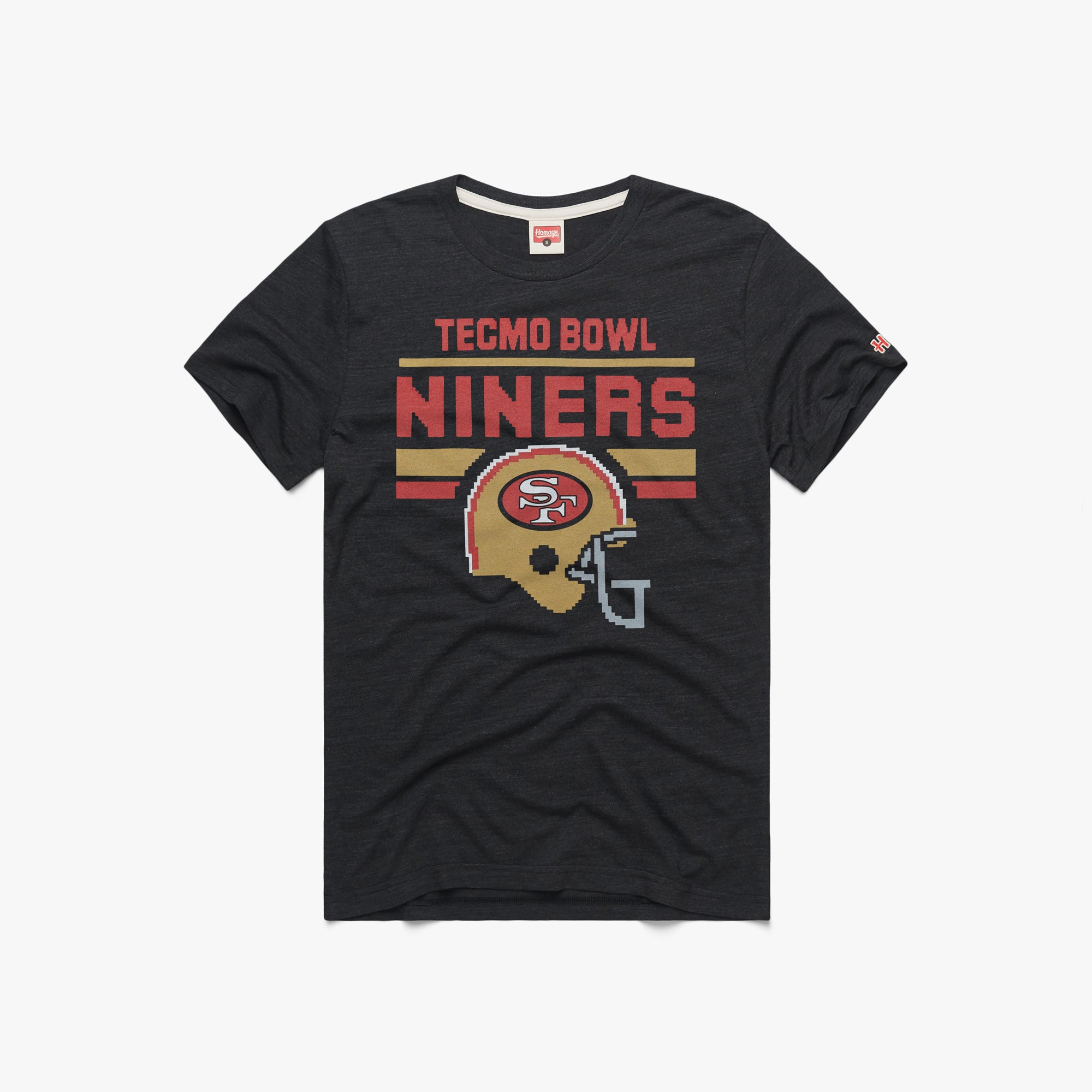 Tecmo Bowl San Francisco 49ers 01011693730 charcoal flat 1.jpg Tecmo Bowl San Francisco 49ers