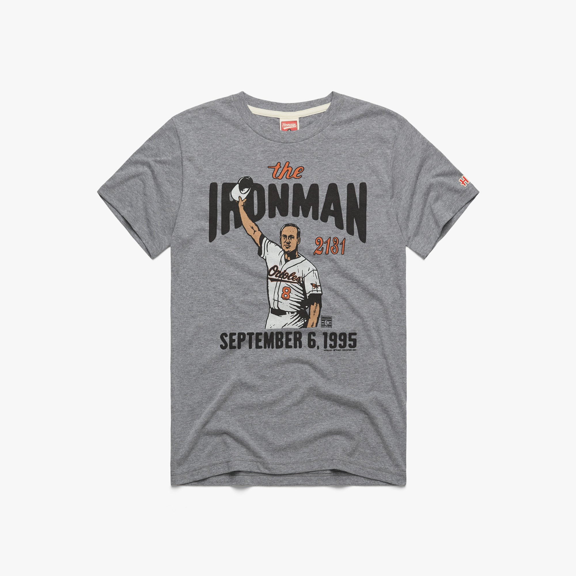 The Iron Man Cal Ripken 2131 01010804101 grey flat.jpg The Iron Man Cal Ripken 2131