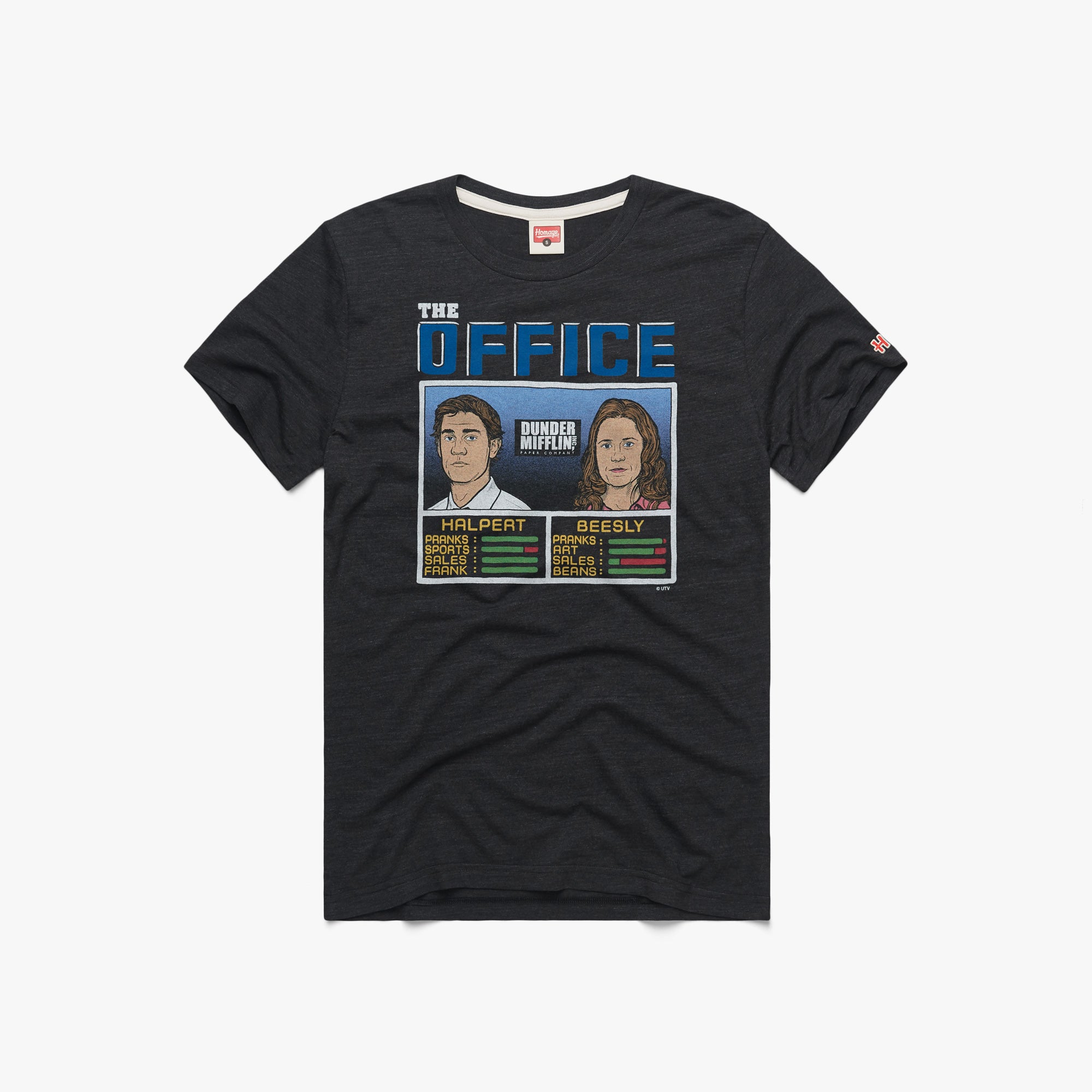 The Office Jam Halpert and Beesly 01010877030 charcoal flat.jpg The Office Jam Halpert And Beesly