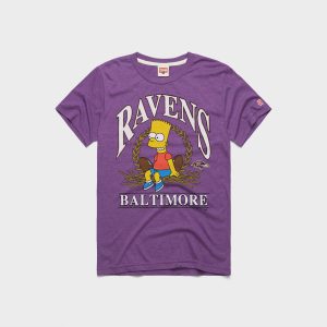 The Simpsons Bart x Baltimore Ravens