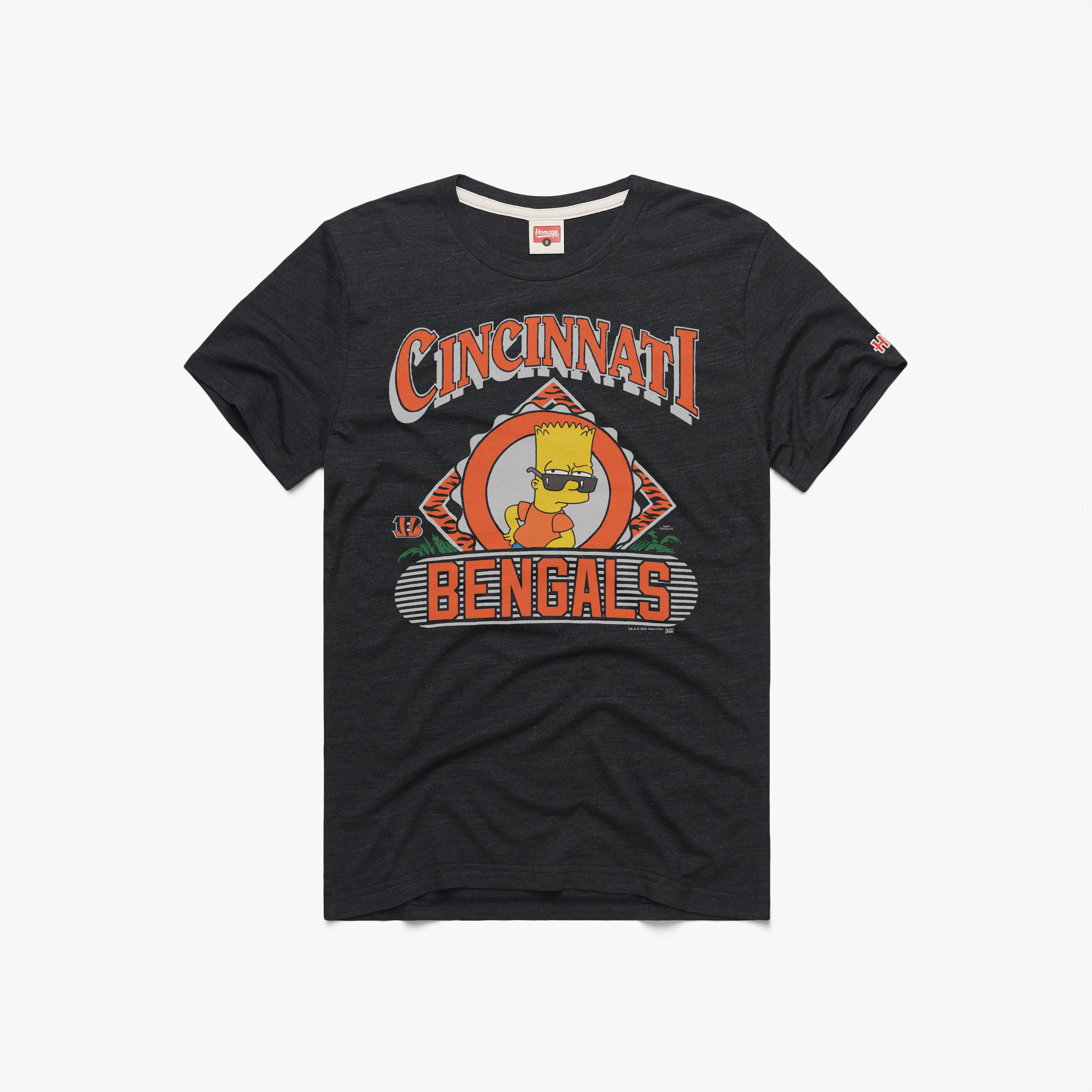 The Simpsons Bart x Cincinnati Bengals 01012295030 Charcoal Flat 1.jpg The Simpsons Bart x Cincinnati Bengals