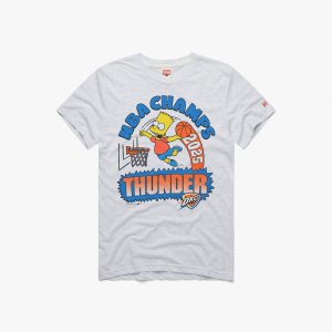 The Simpsons Bart x Thunder 2025 NBA Champs