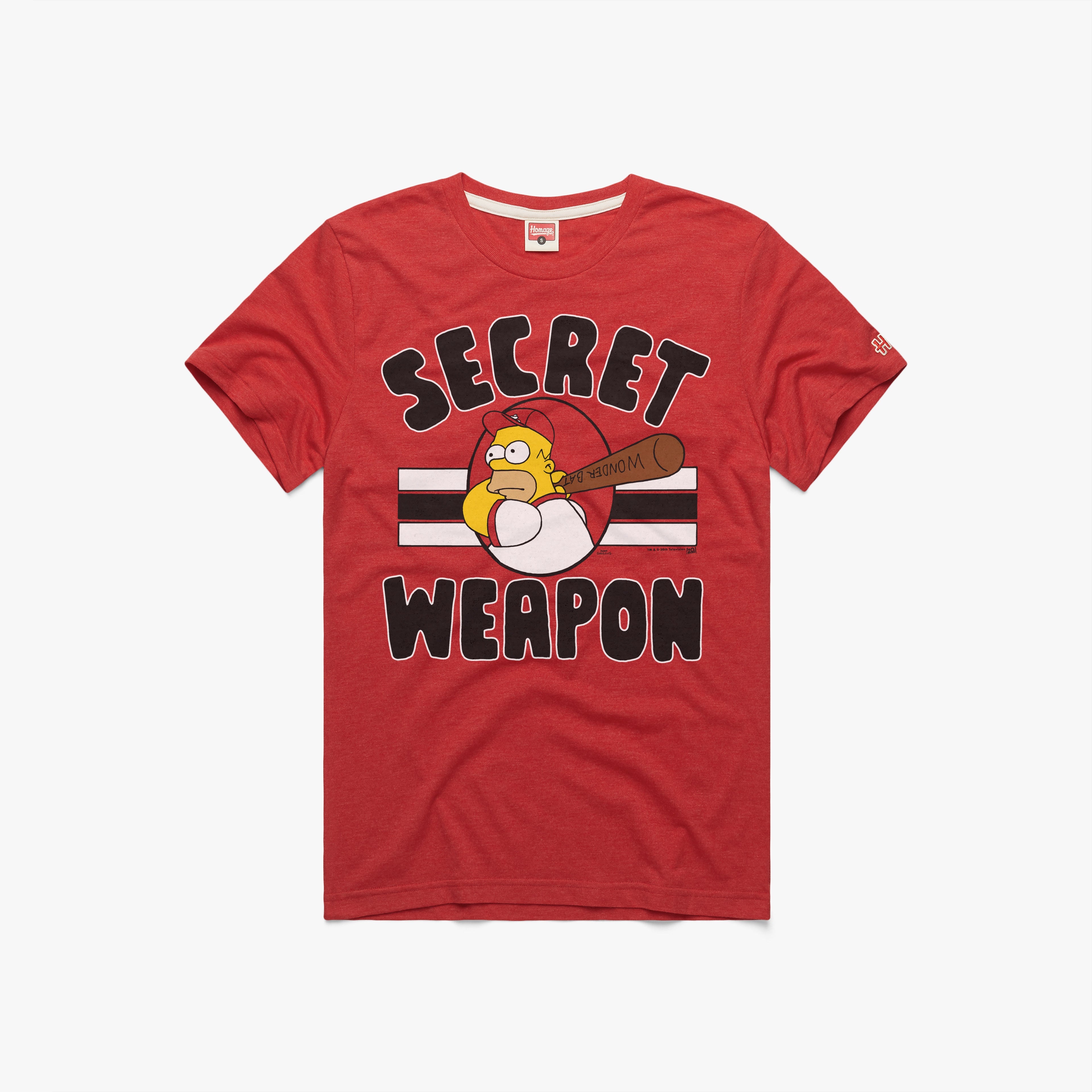 The Simpsons Homer Secret Weapon 01012618917 Red Flat 1.jpg The Simpsons Homer Secret Weapon
