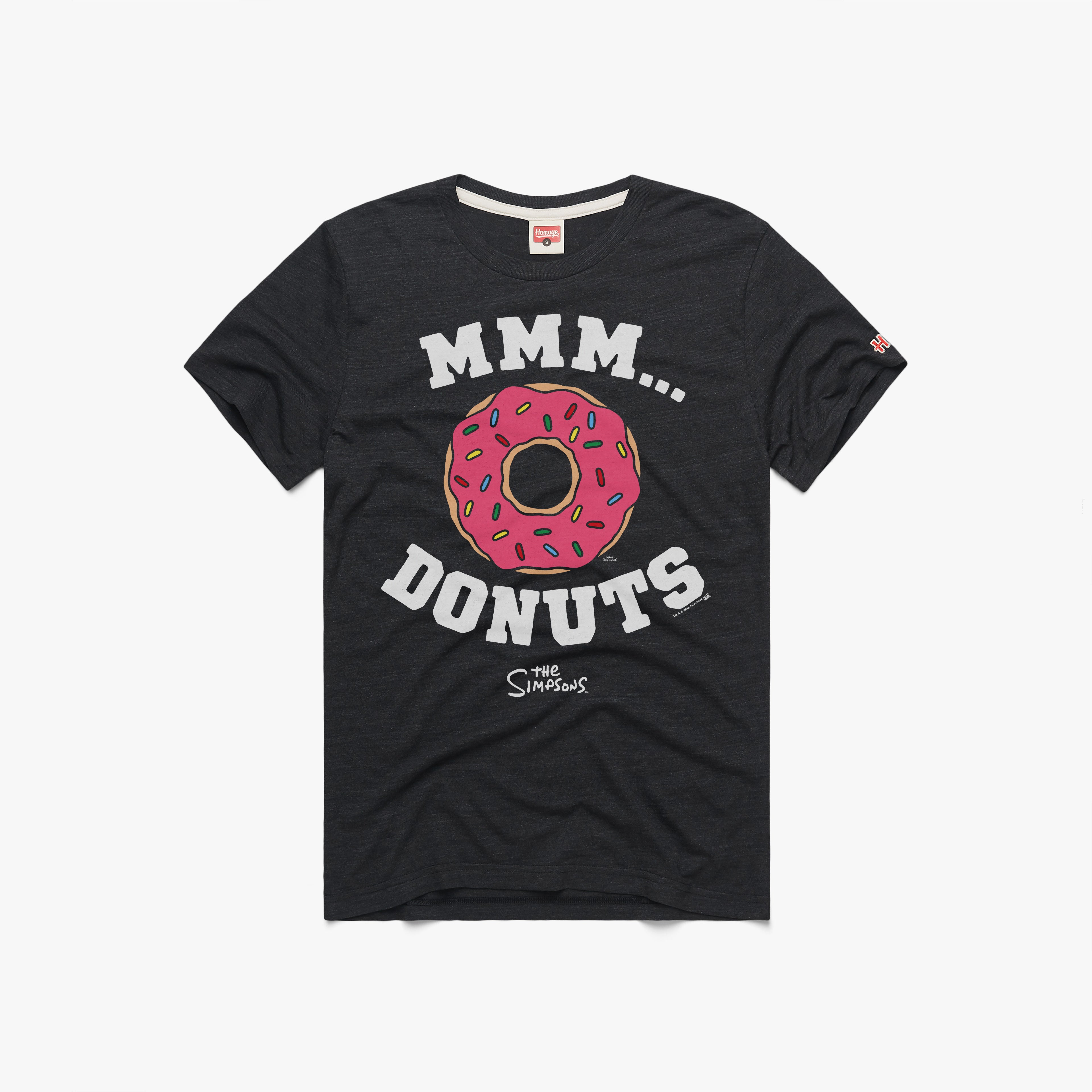 The Simpsons Mmm Donuts 01012489930 Charcoal Flat 1.jpg The Simpsons Mmm Donuts