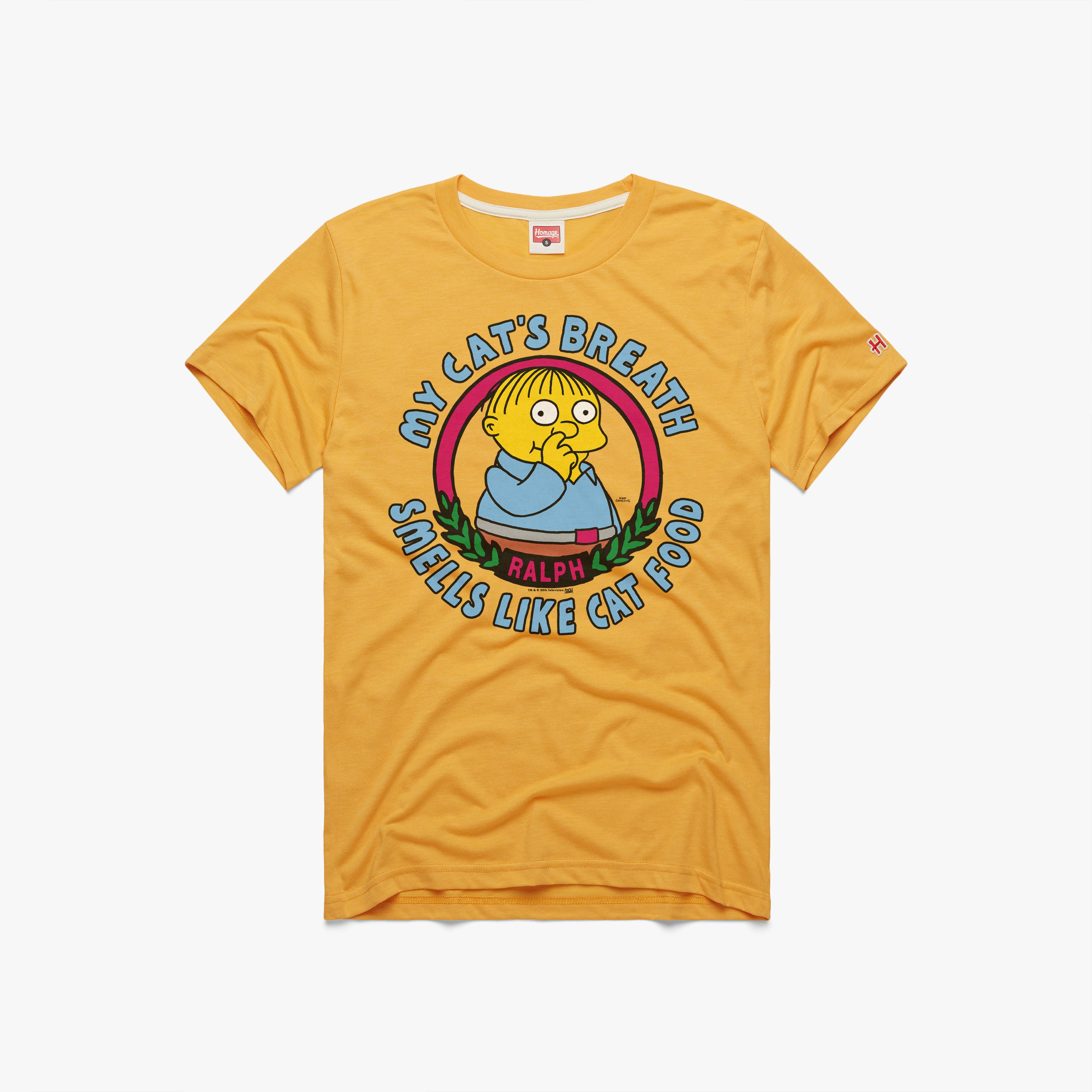 The Simpsons Ralph My Cat s Breath Smells Like Cat Food 01012422712 Gold Flat 1.jpg The Simpsons Ralph My Cat's Breath Smells Like Cat Food