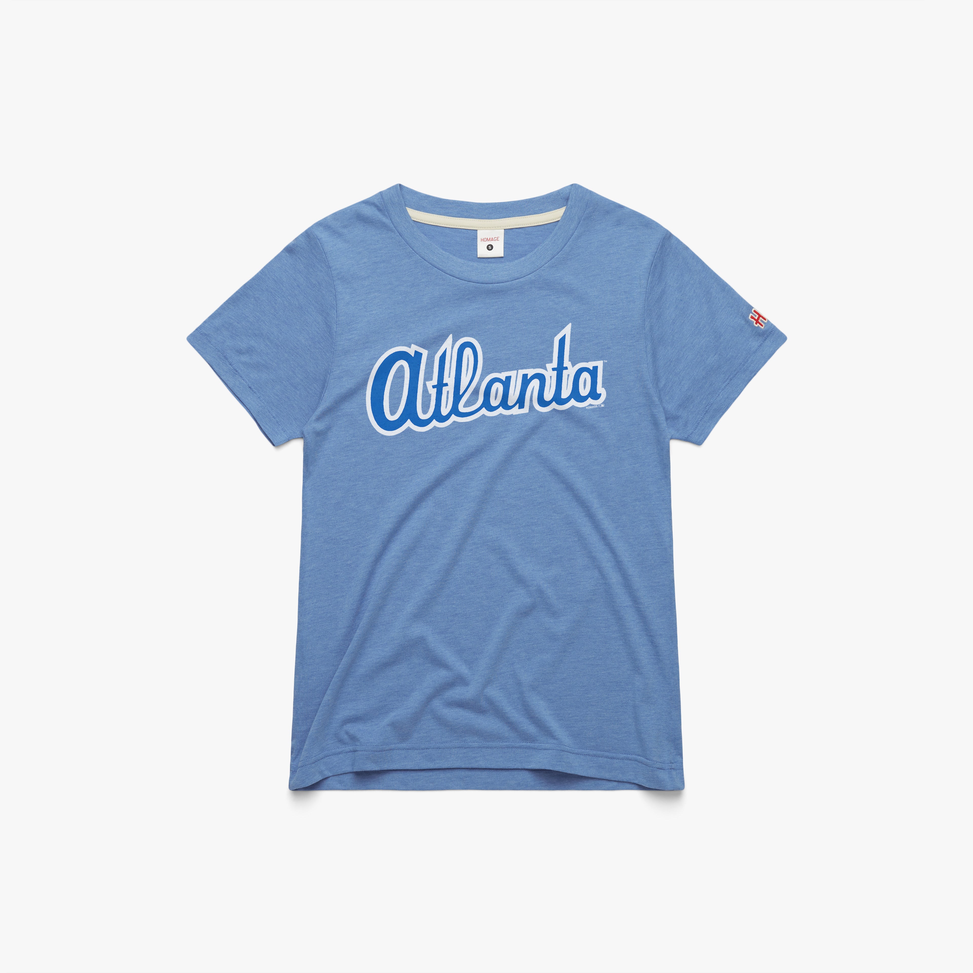 Women s Atlanta Braves Jersey Logo 80 02012352702 Light Blue Flat.jpg Women's Atlanta Braves Jersey Logo '80